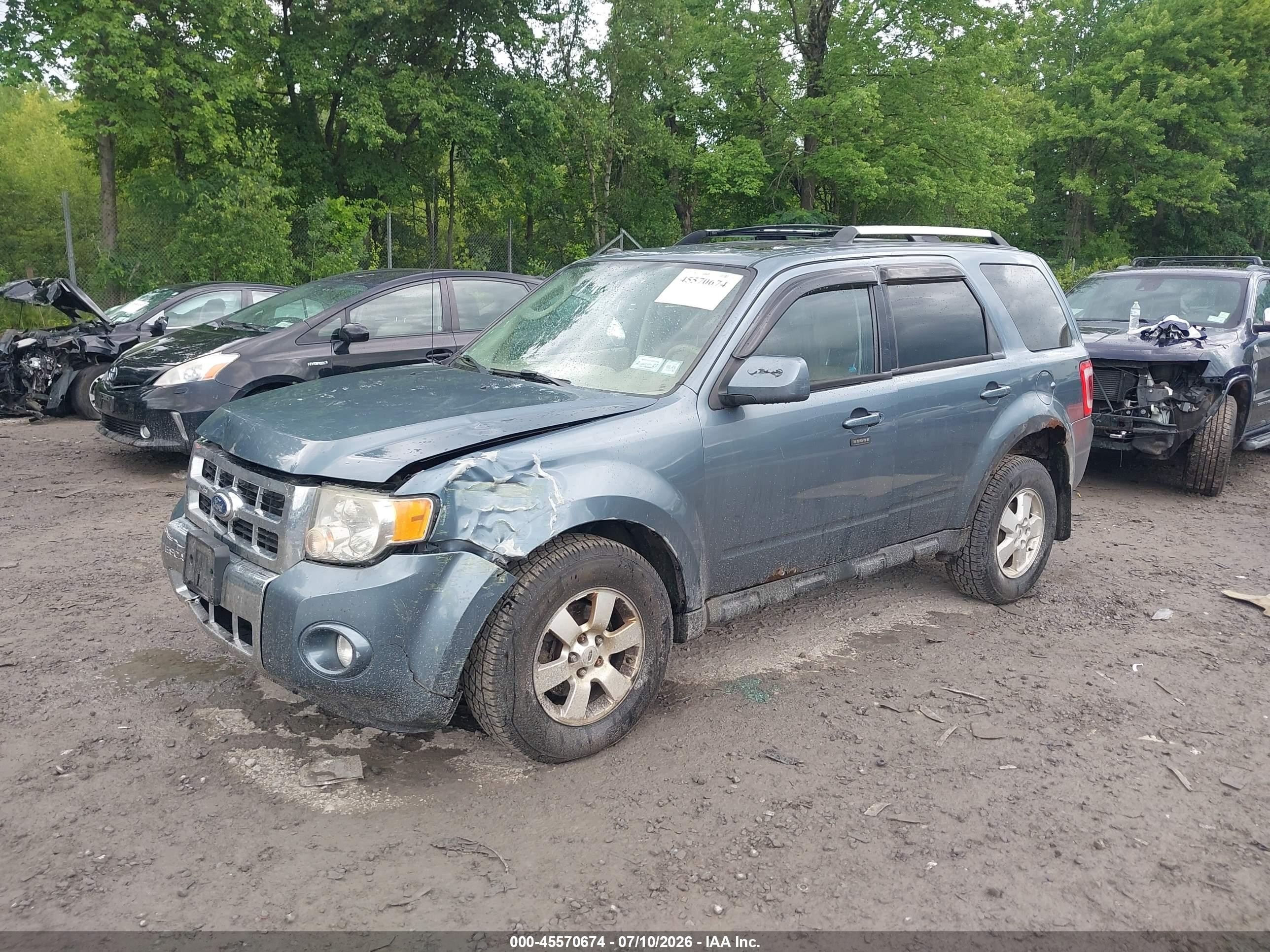2010 Ford Escape Limited Blue vin: 1FMCU9EG7AKC27151