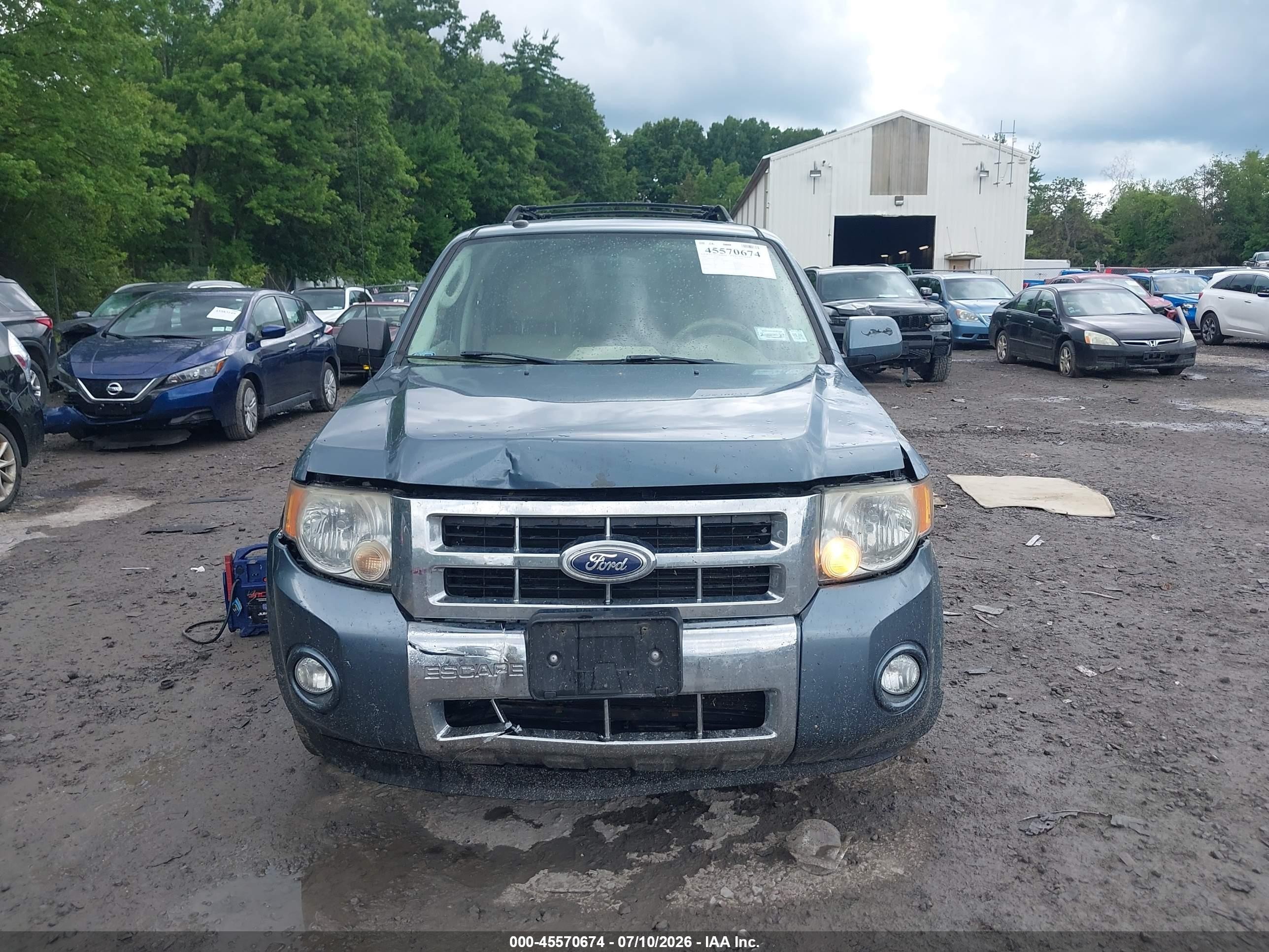 2010 Ford Escape Limited Blue vin: 1FMCU9EG7AKC27151