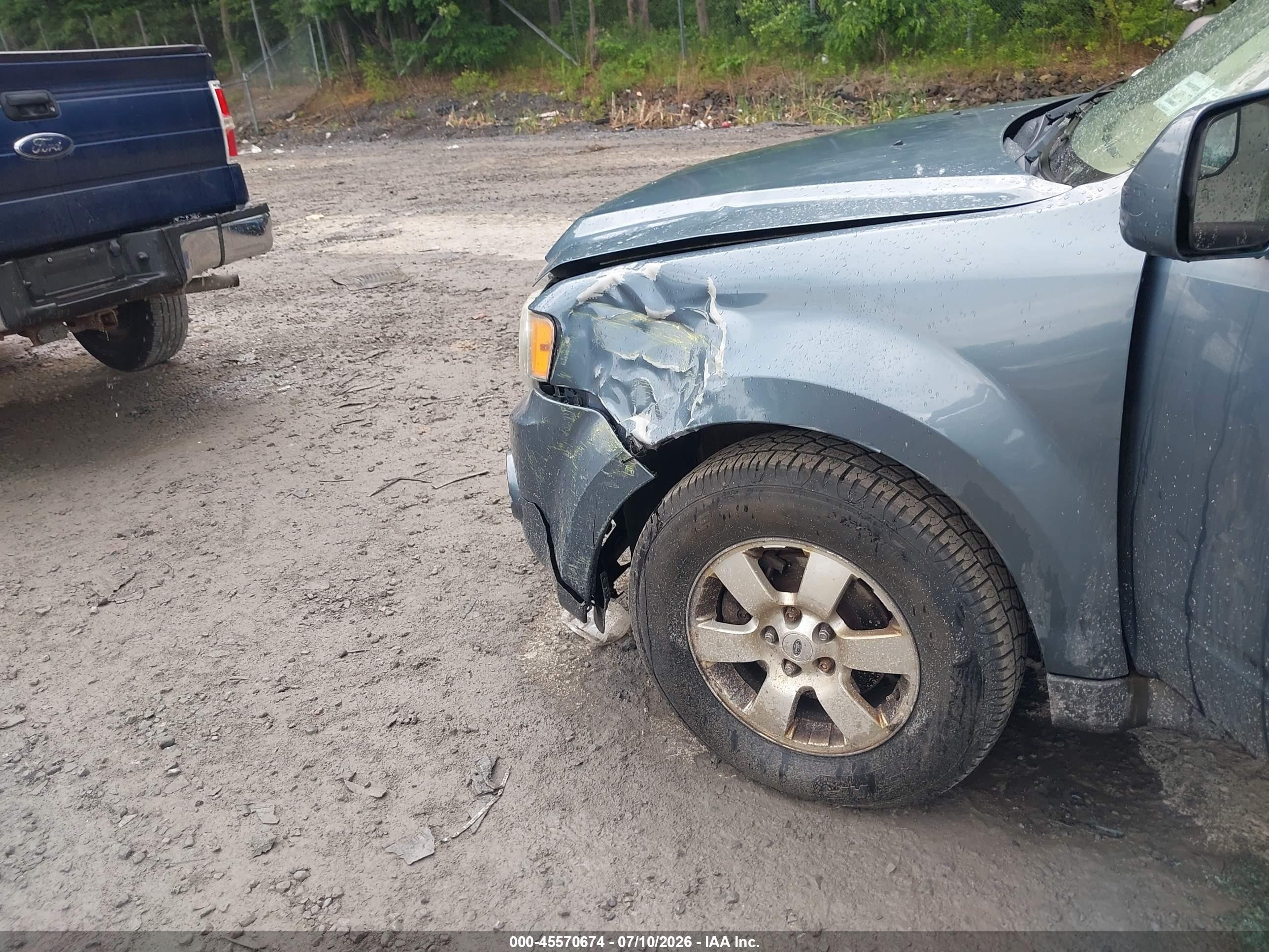 2010 Ford Escape Limited Blue vin: 1FMCU9EG7AKC27151