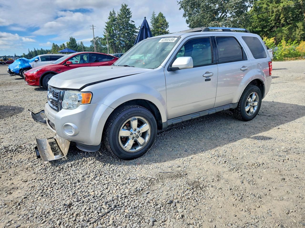 2011 Ford Escape Limited Silver vin: 1FMCU9EG7BKA43457