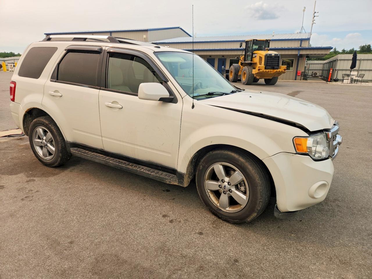 2011 Ford Escape Limited White vin: 1FMCU9EG7BKB63033