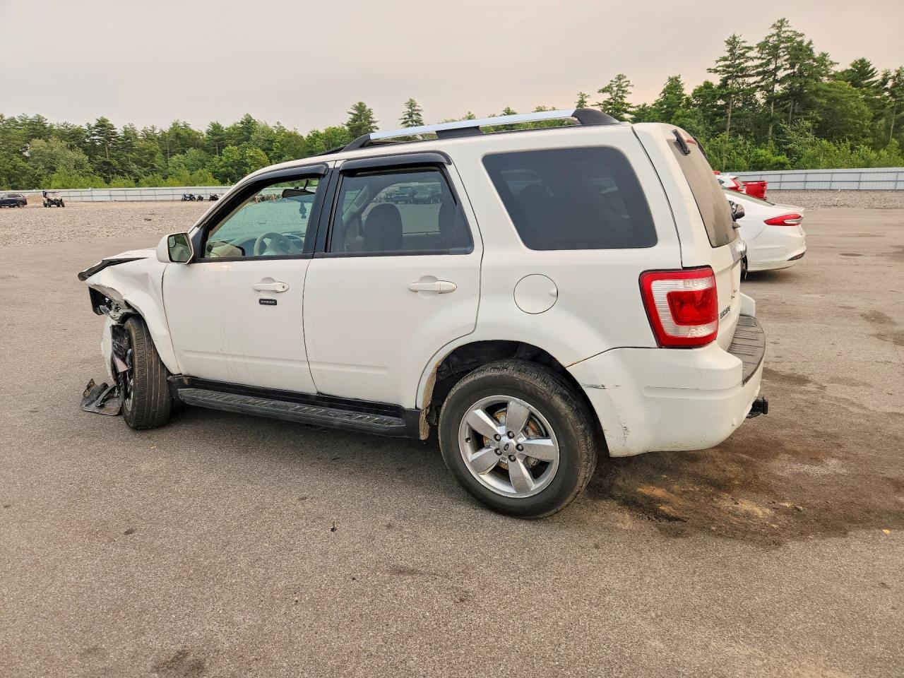 2011 Ford Escape Limited White vin: 1FMCU9EG7BKB63033