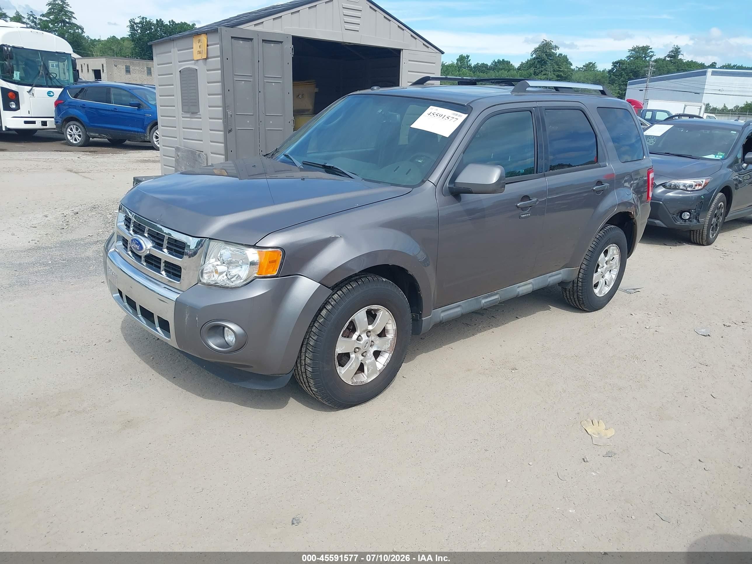 2011 Ford Escape Limited Gray vin: 1FMCU9EG7BKB97442