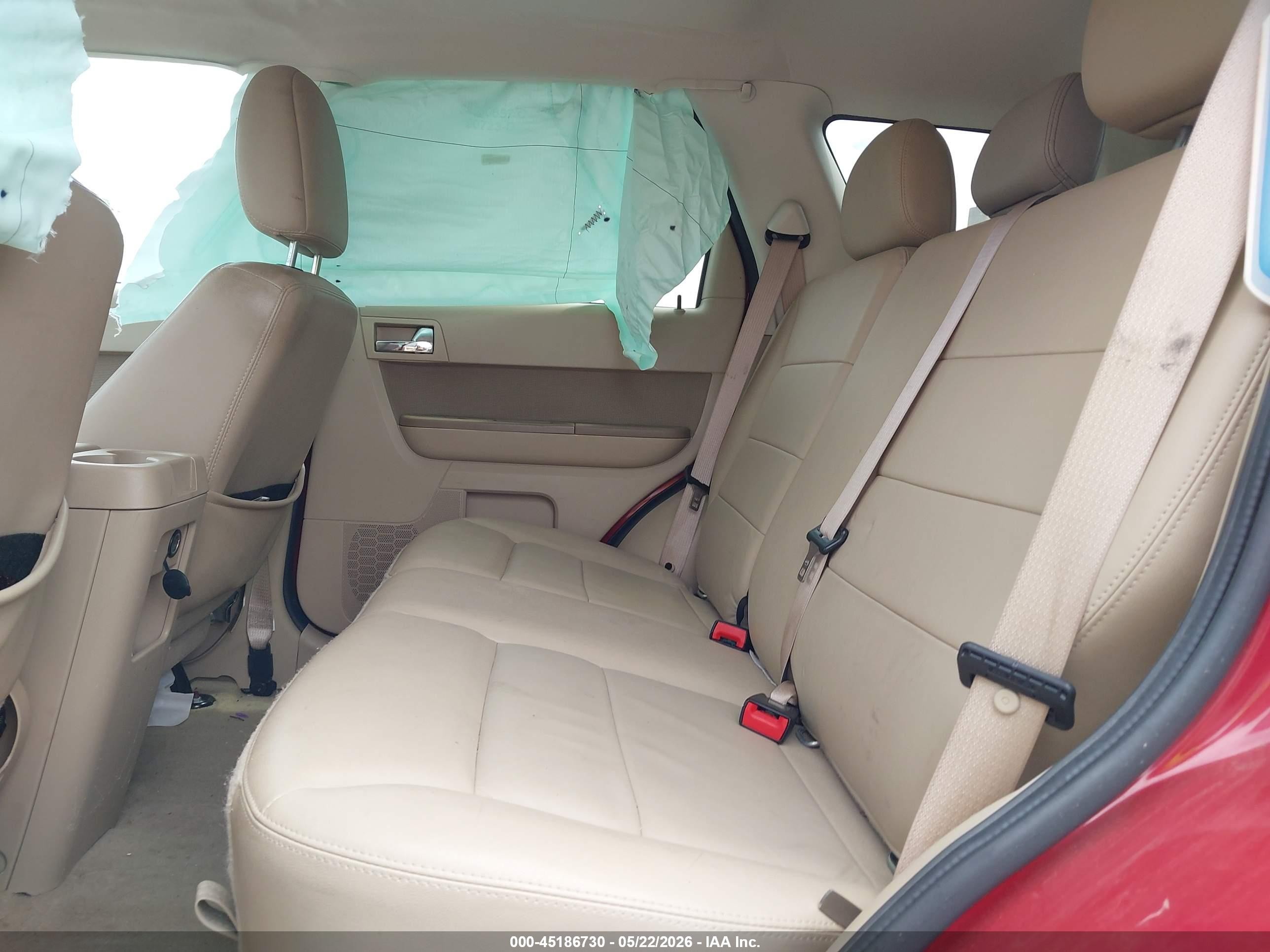 2011 Ford Escape Limited Red vin: 1FMCU9EG7BKC27801
