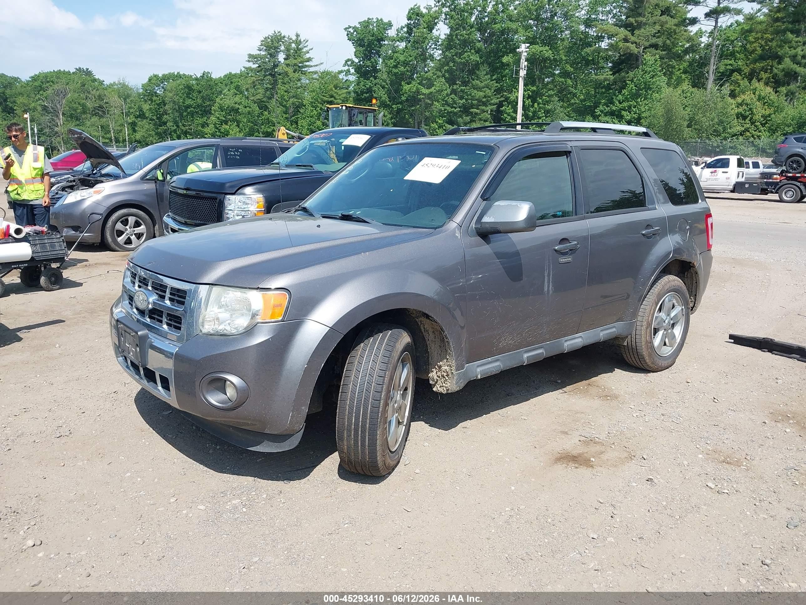2011 Ford Escape Limited Gray vin: 1FMCU9EG7BKC58353