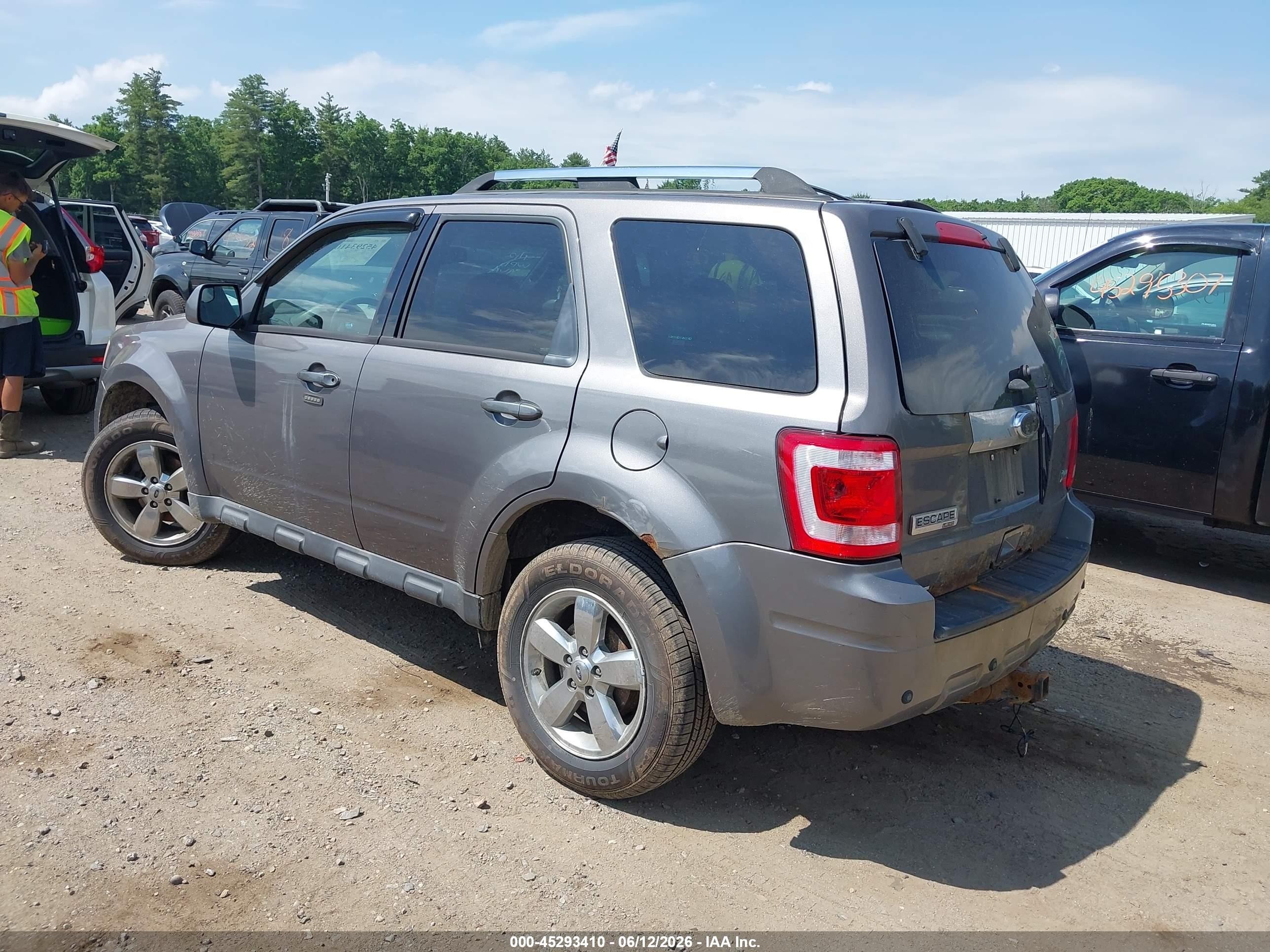 2011 Ford Escape Limited Gray vin: 1FMCU9EG7BKC58353