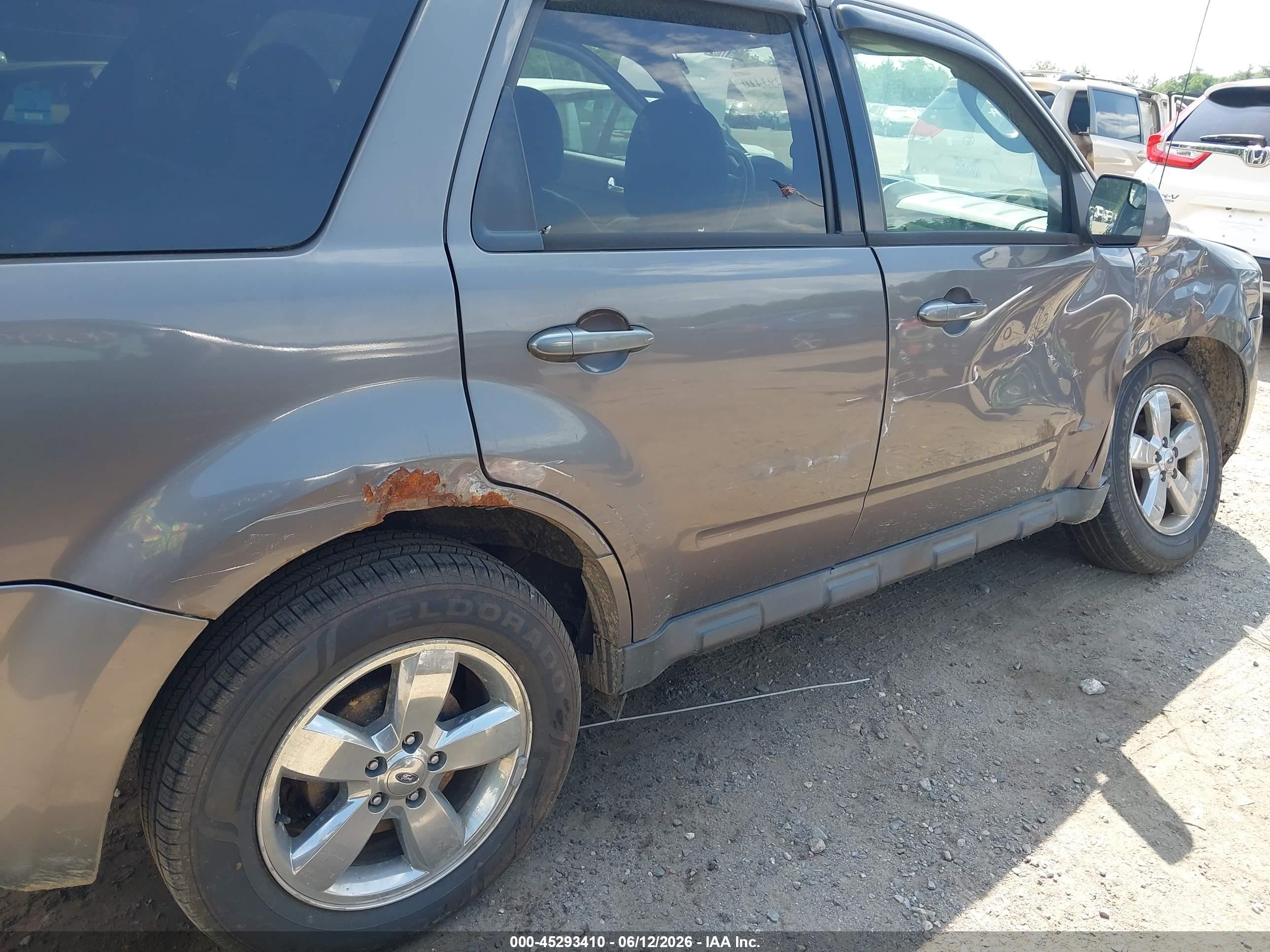 2011 Ford Escape Limited Gray vin: 1FMCU9EG7BKC58353