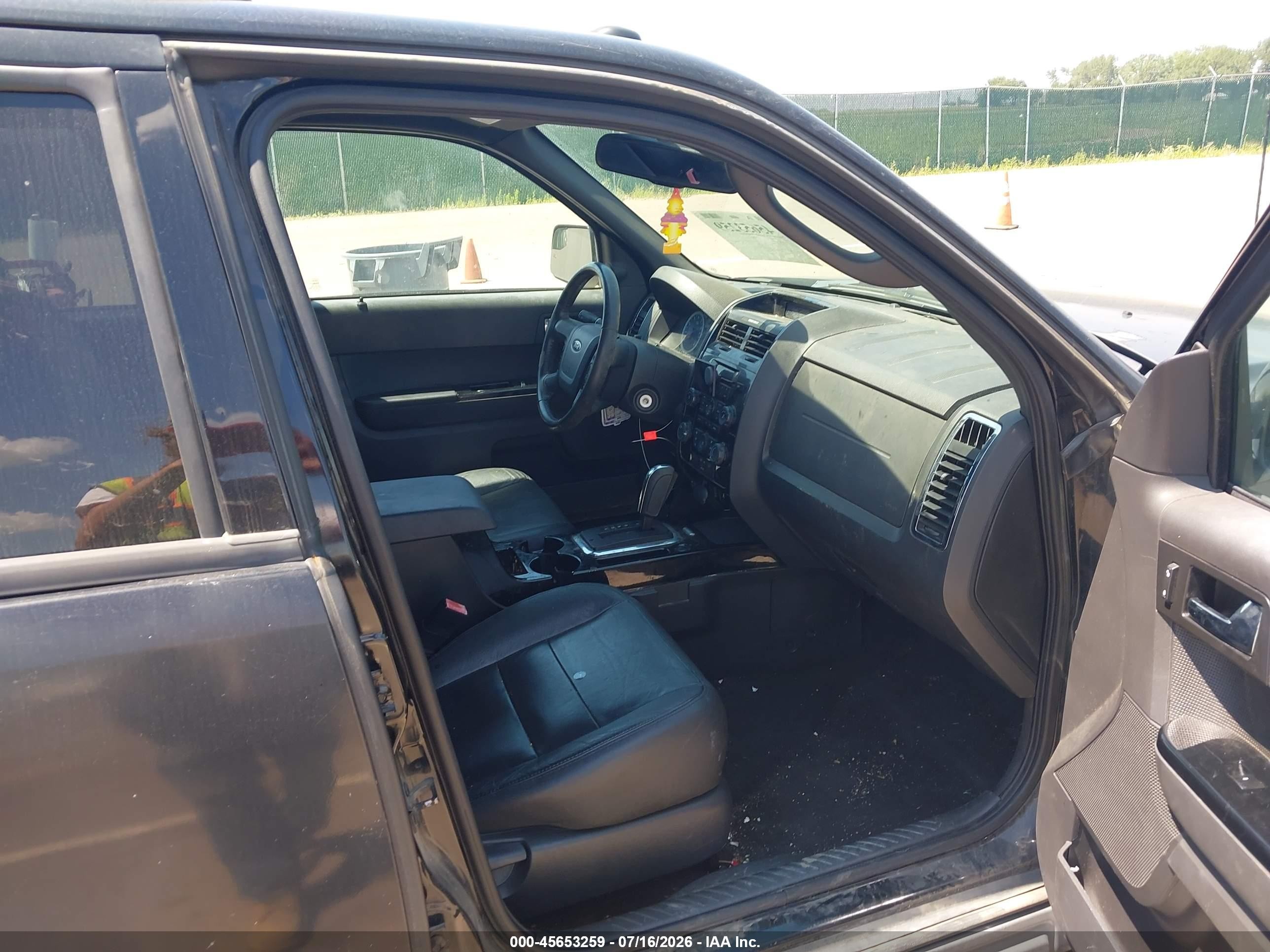 2012 Ford Escape Limited Black vin: 1FMCU9EG7CKA85712