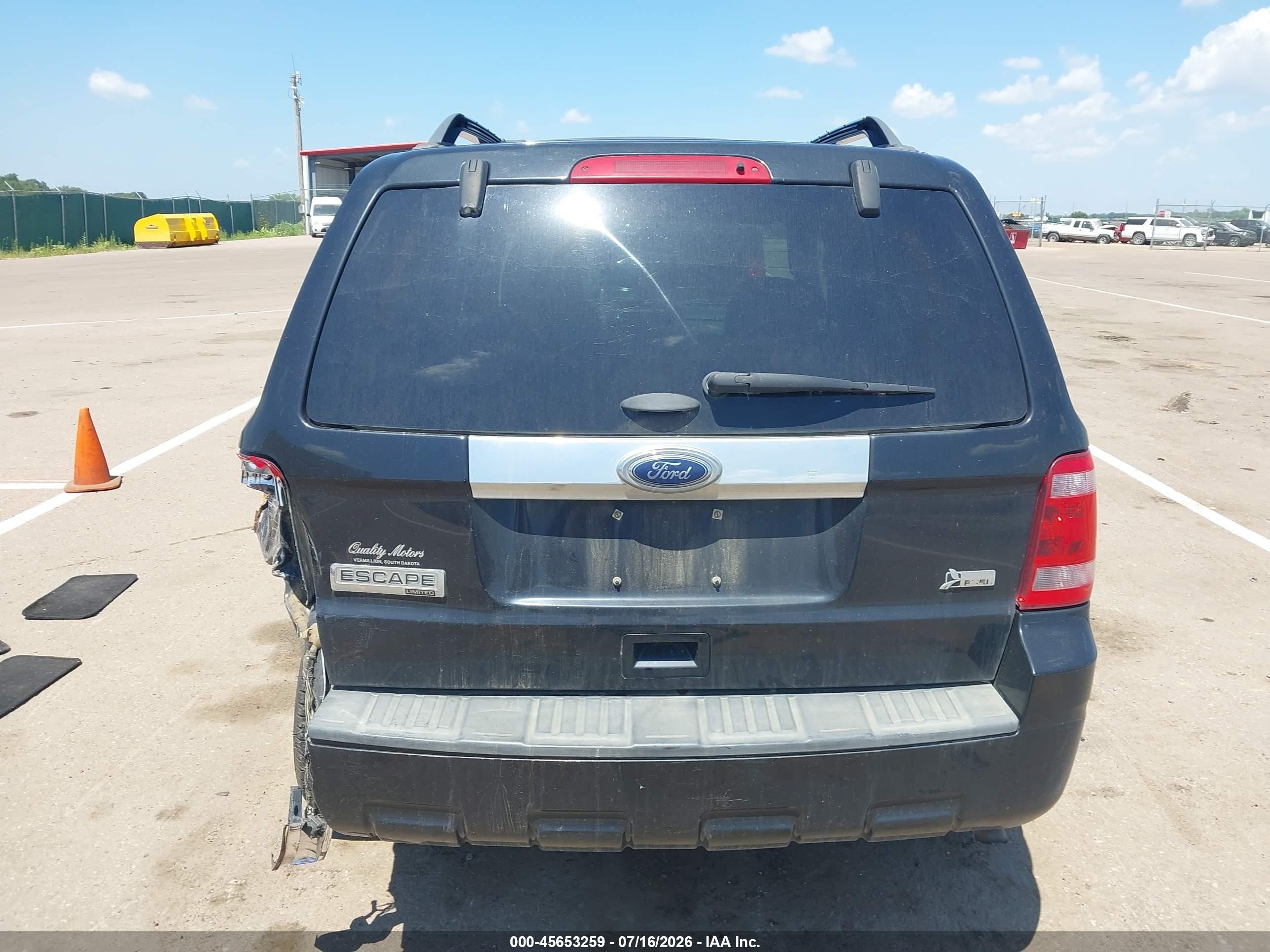 2012 Ford Escape Limited Black vin: 1FMCU9EG7CKA85712