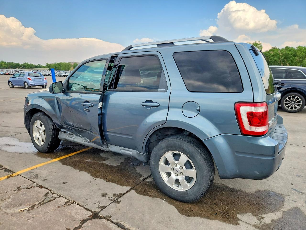 2012 Ford Escape Limited Синий vin: 1FMCU9EG7CKB45231