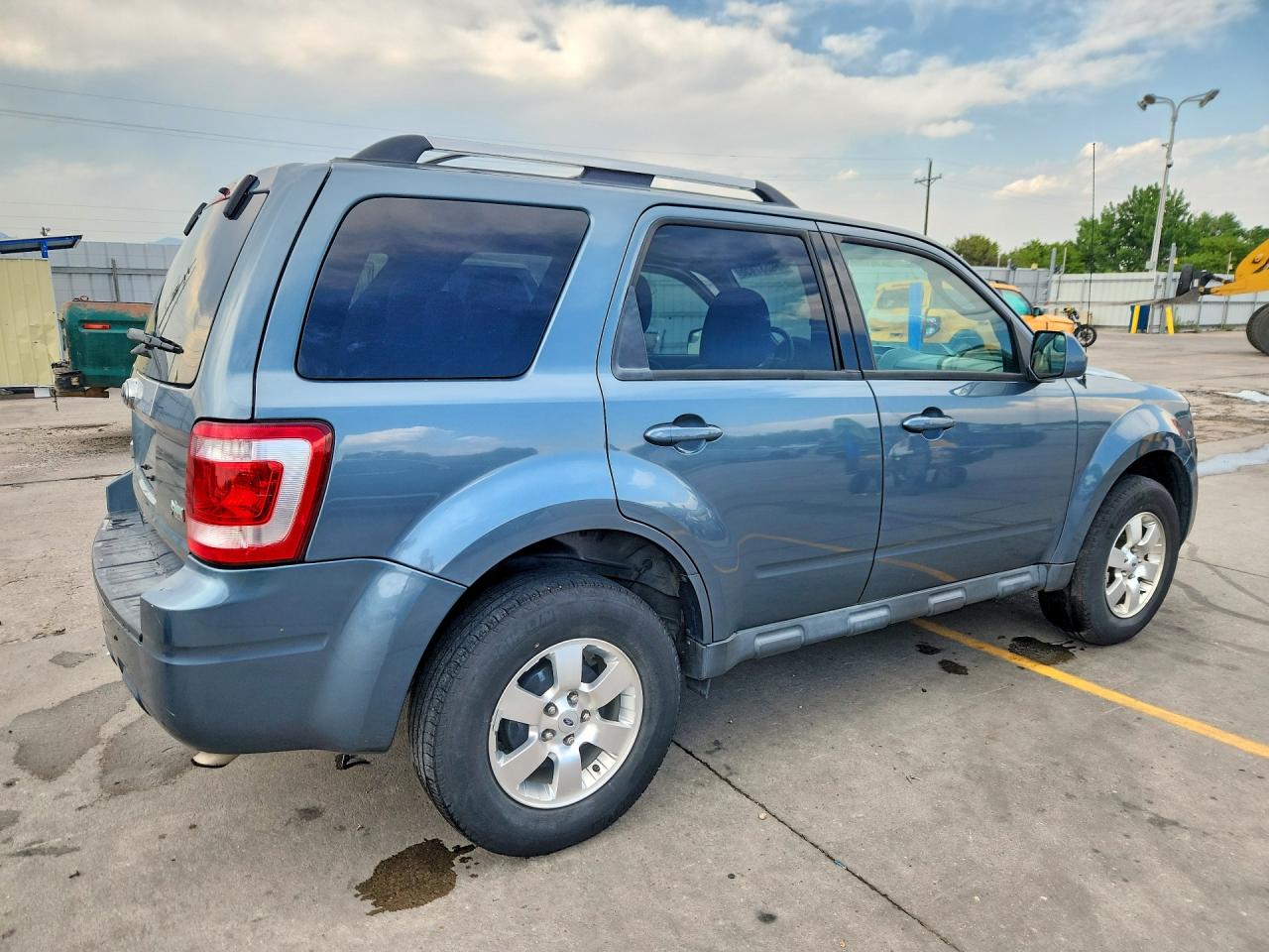 2012 Ford Escape Limited Синий vin: 1FMCU9EG7CKB45231