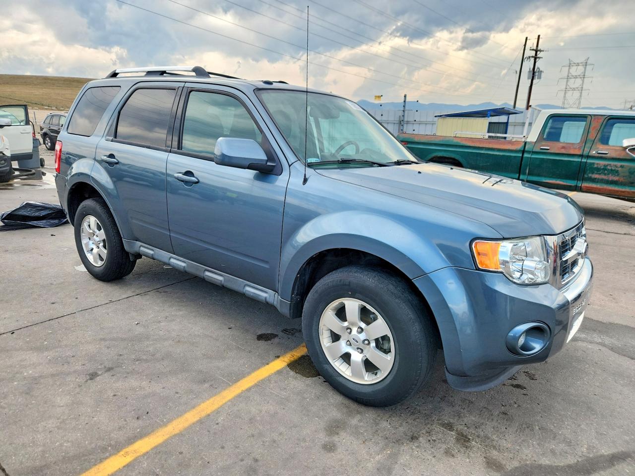 2012 Ford Escape Limited Синий vin: 1FMCU9EG7CKB45231