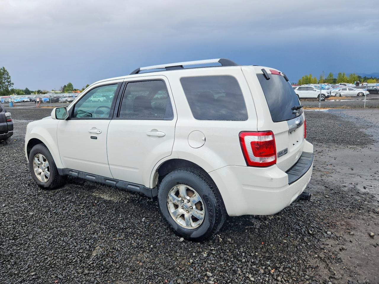 2012 Ford Escape Limited White vin: 1FMCU9EG7CKB67021