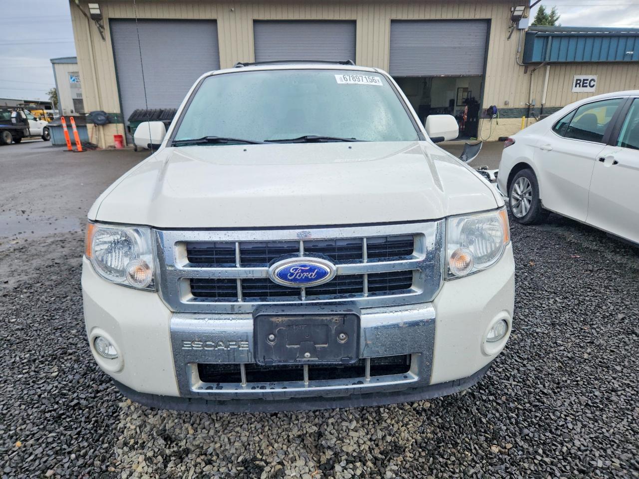 2012 Ford Escape Limited White vin: 1FMCU9EG7CKB67021