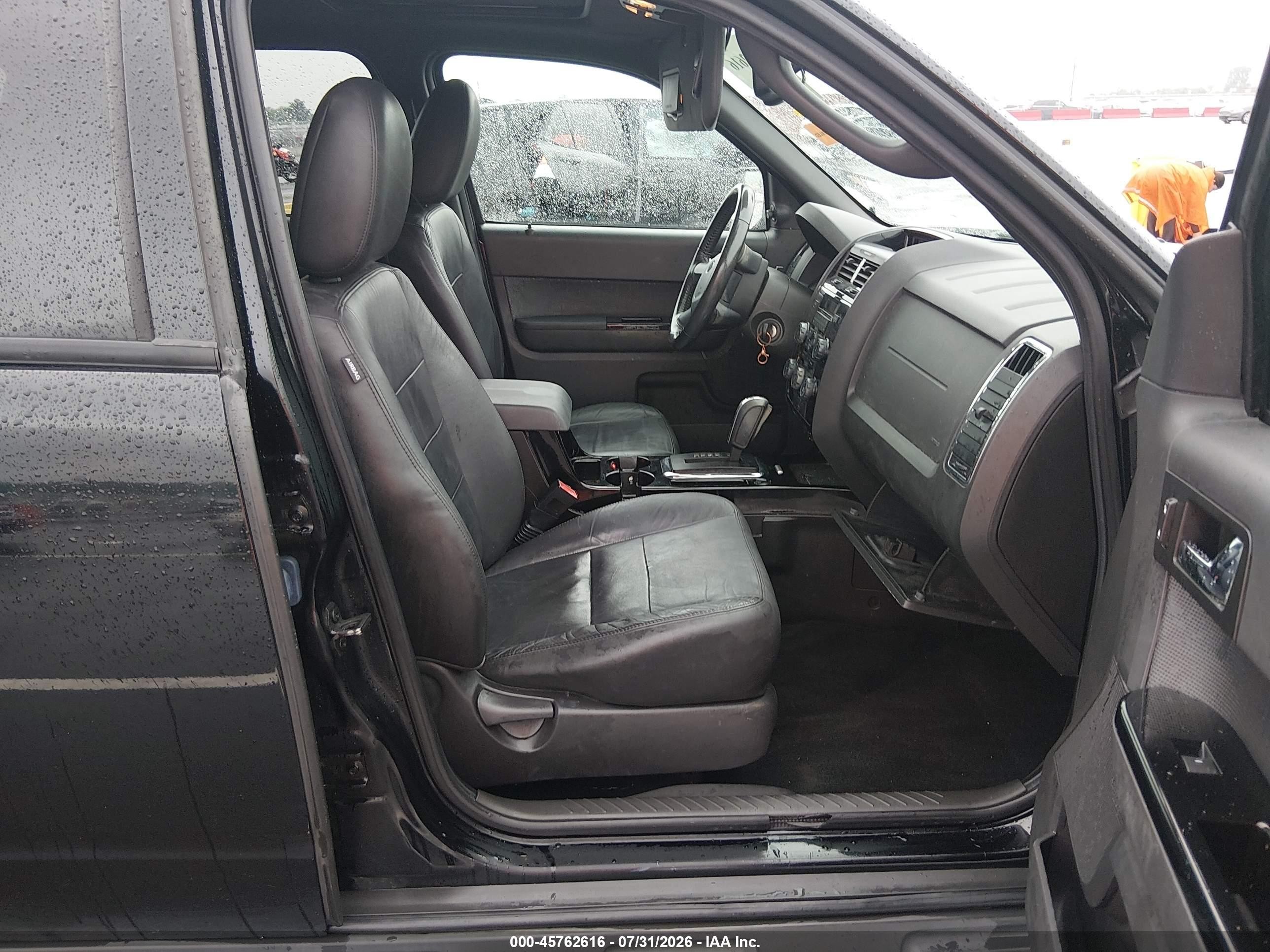 2012 Ford Escape Limited Черный vin: 1FMCU9EG7CKB90363