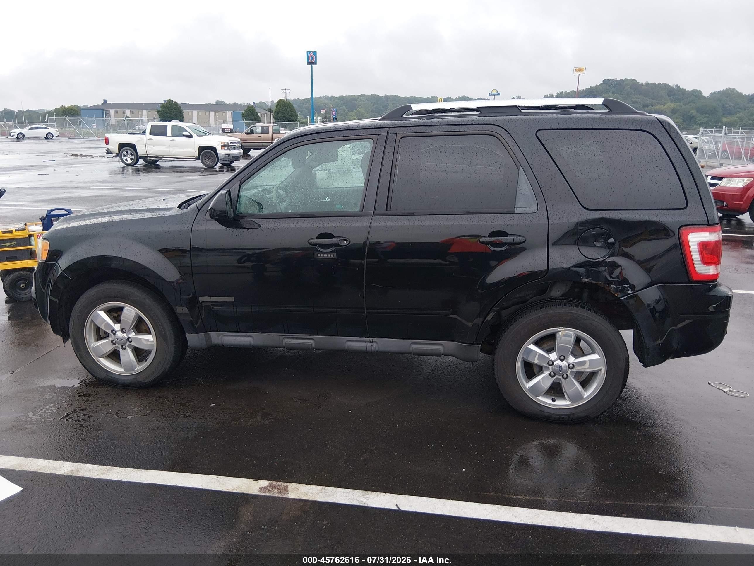 2012 Ford Escape Limited Черный vin: 1FMCU9EG7CKB90363