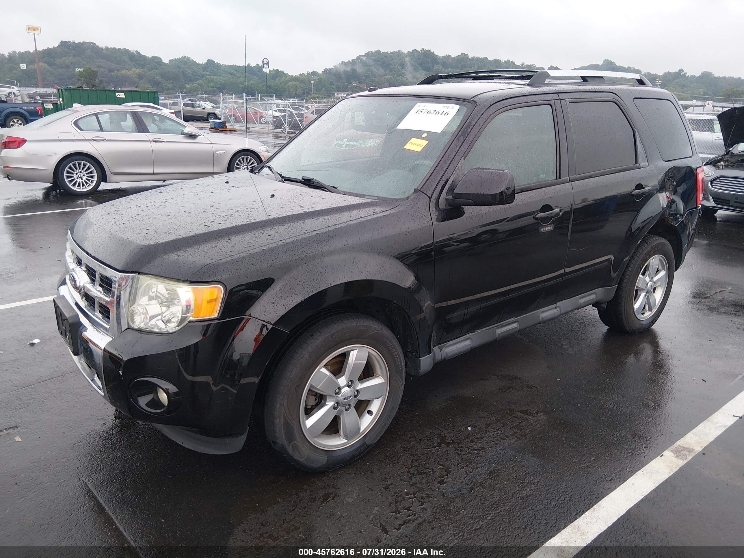 2012 Ford Escape Limited Черный vin: 1FMCU9EG7CKB90363