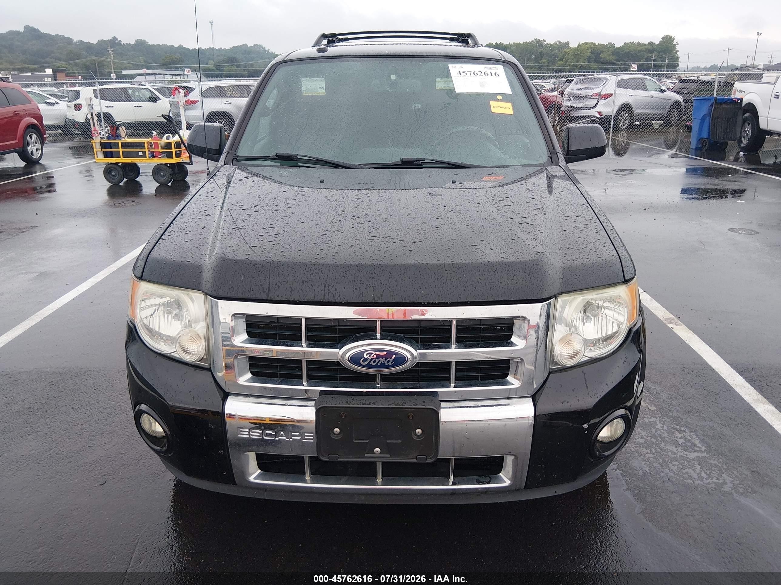 2012 Ford Escape Limited Черный vin: 1FMCU9EG7CKB90363