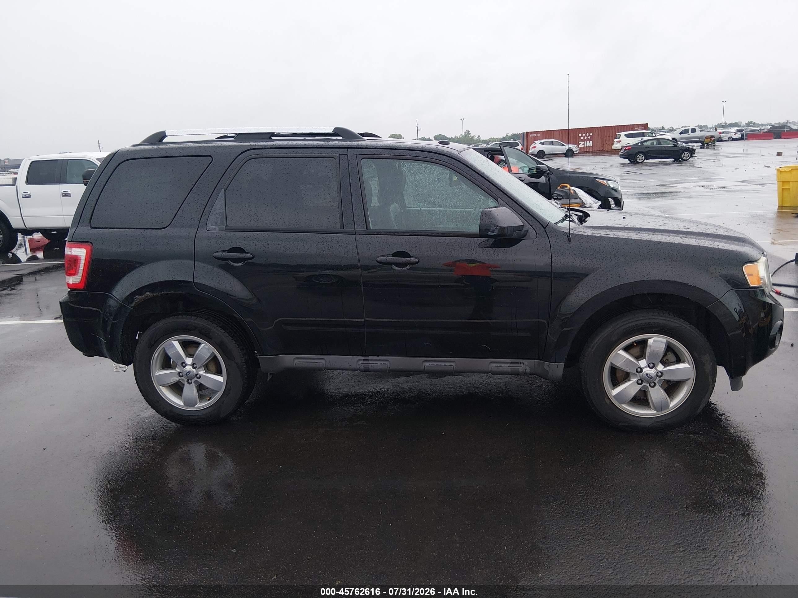 2012 Ford Escape Limited Черный vin: 1FMCU9EG7CKB90363