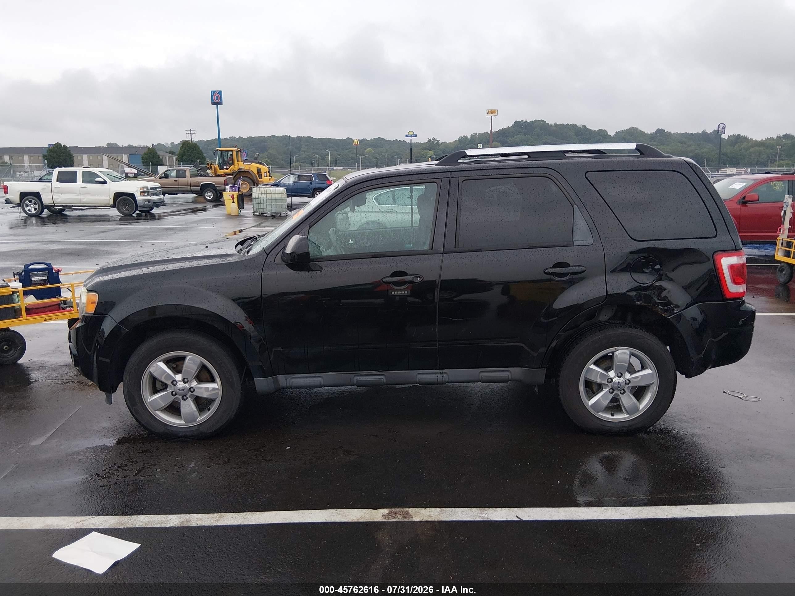 2012 Ford Escape Limited Черный vin: 1FMCU9EG7CKB90363