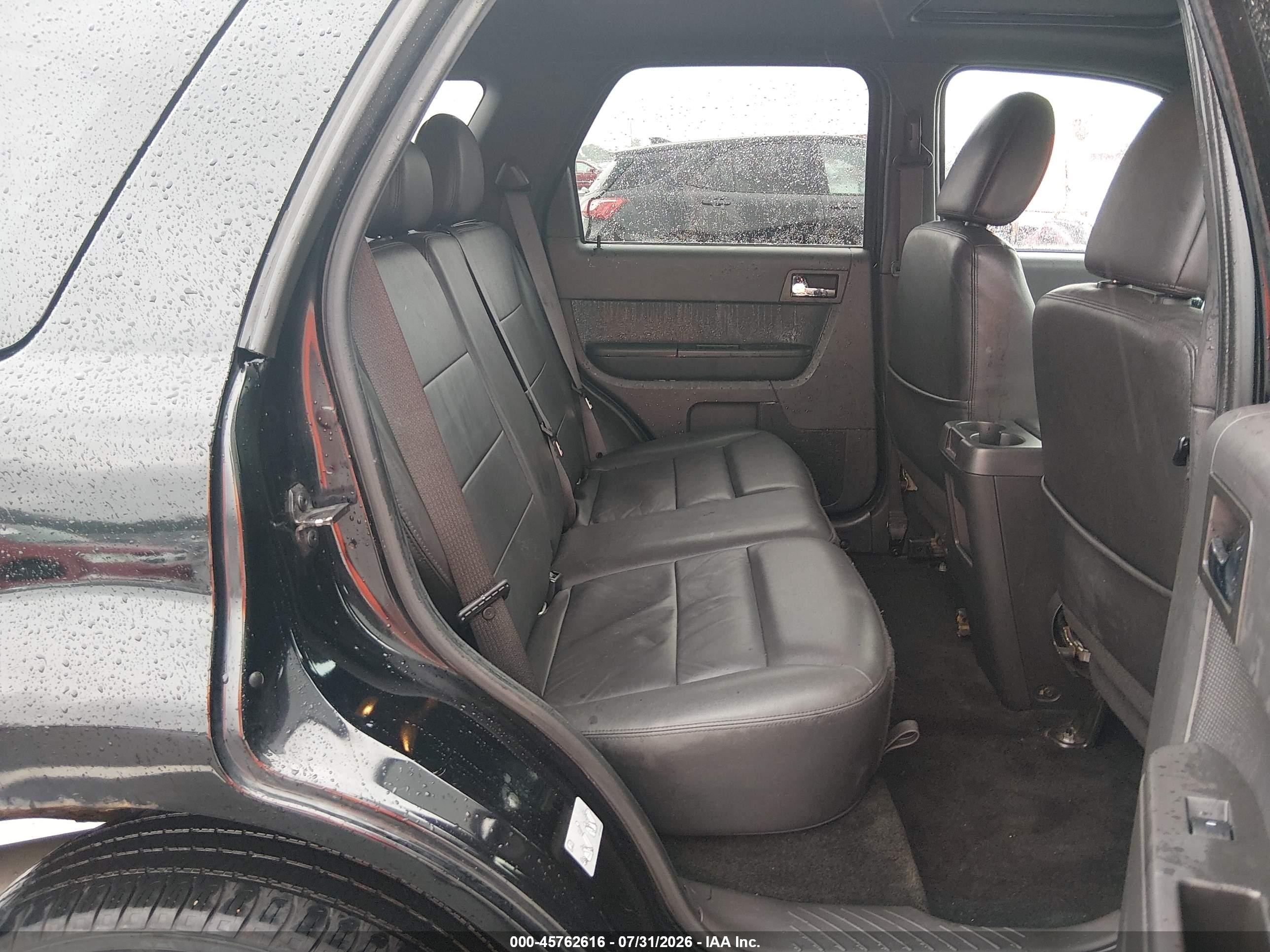 2012 Ford Escape Limited Черный vin: 1FMCU9EG7CKB90363