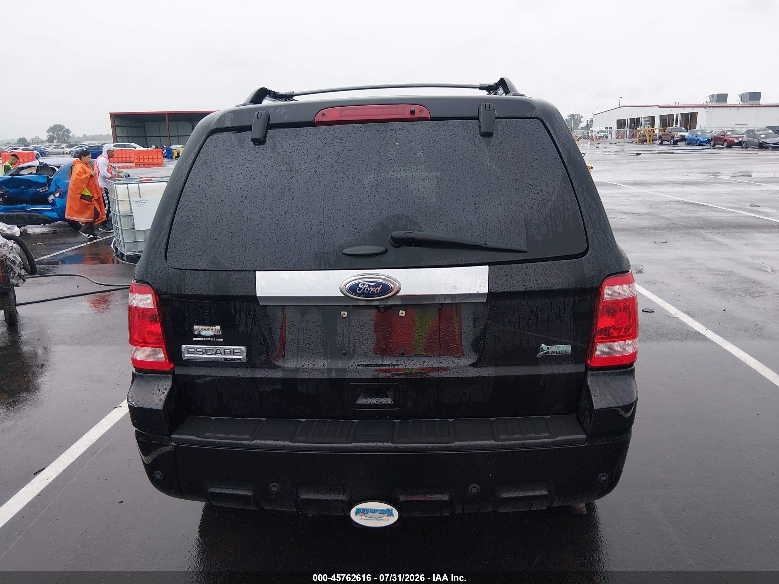 2012 Ford Escape Limited Черный vin: 1FMCU9EG7CKB90363