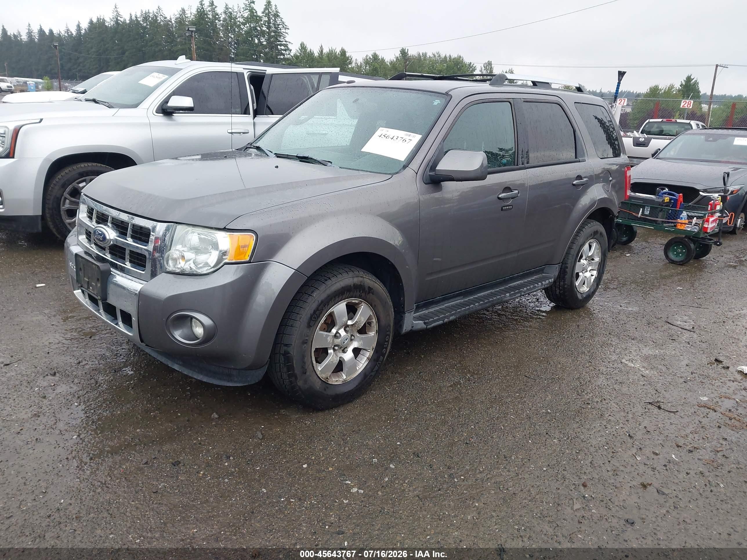 2012 Ford Escape Limited Pewter vin: 1FMCU9EG7CKC09512