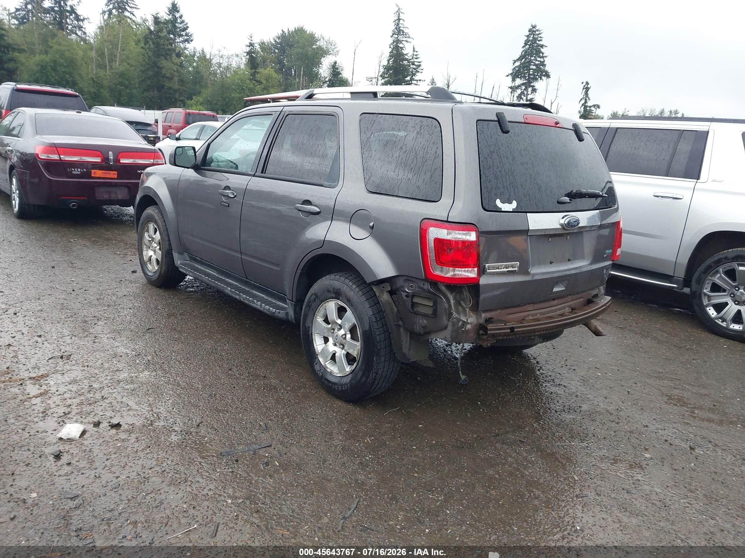 2012 Ford Escape Limited Pewter vin: 1FMCU9EG7CKC09512