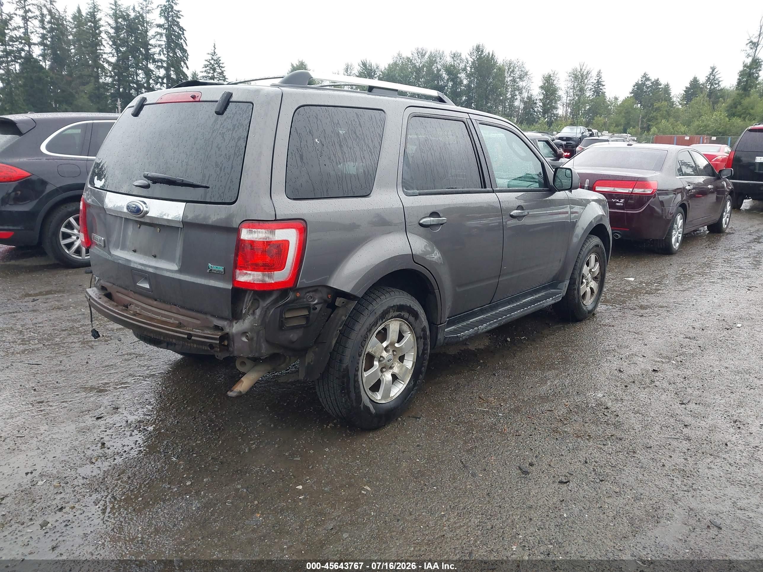 2012 Ford Escape Limited Pewter vin: 1FMCU9EG7CKC09512