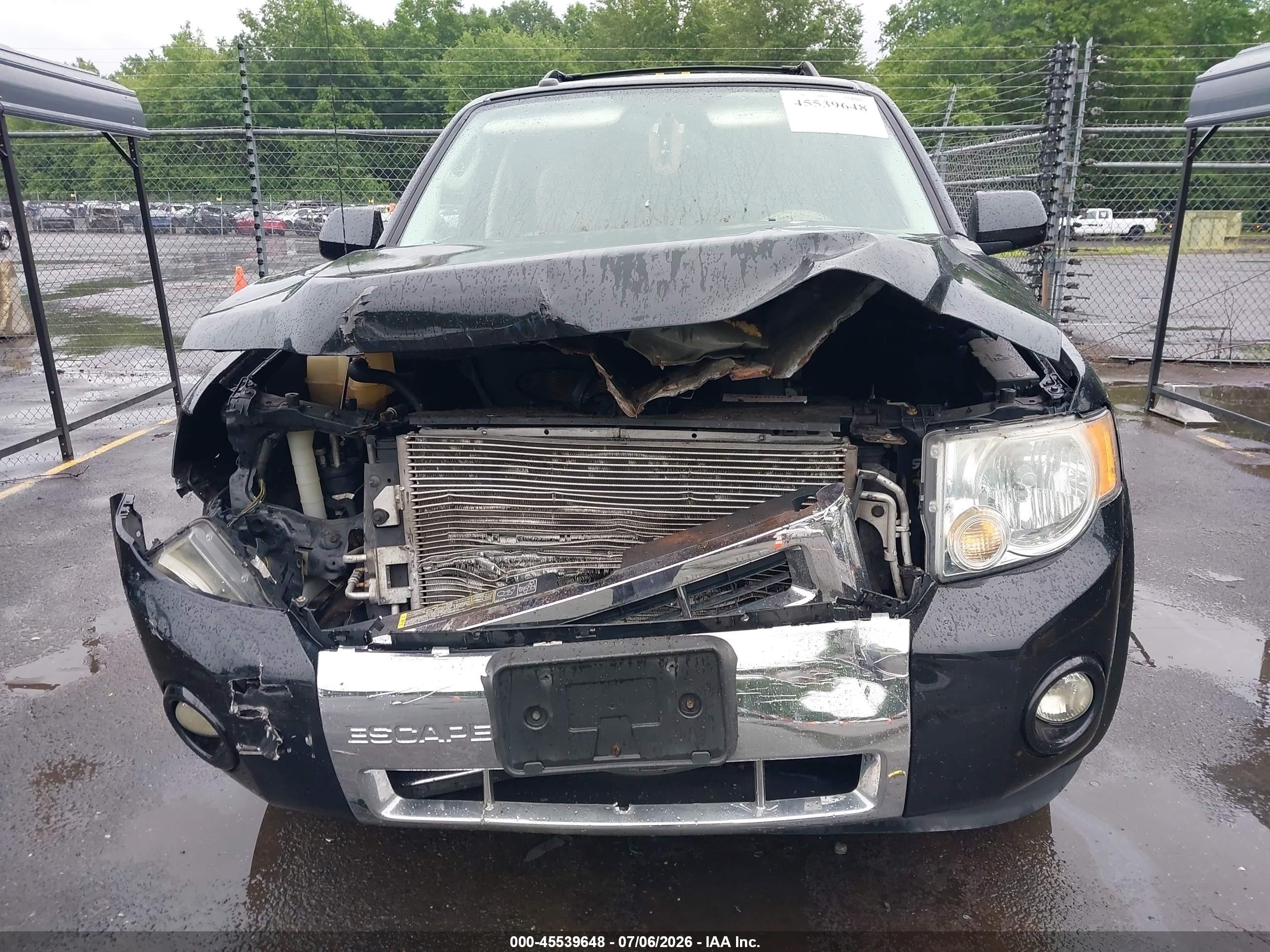 2012 Ford Escape Limited Black vin: 1FMCU9EG7CKC23202