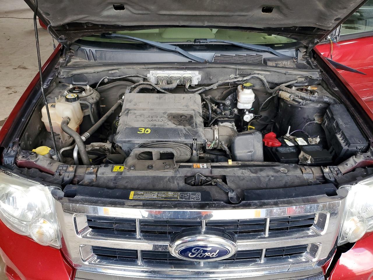 2012 Ford Escape Limited Red vin: 1FMCU9EG7CKC28206
