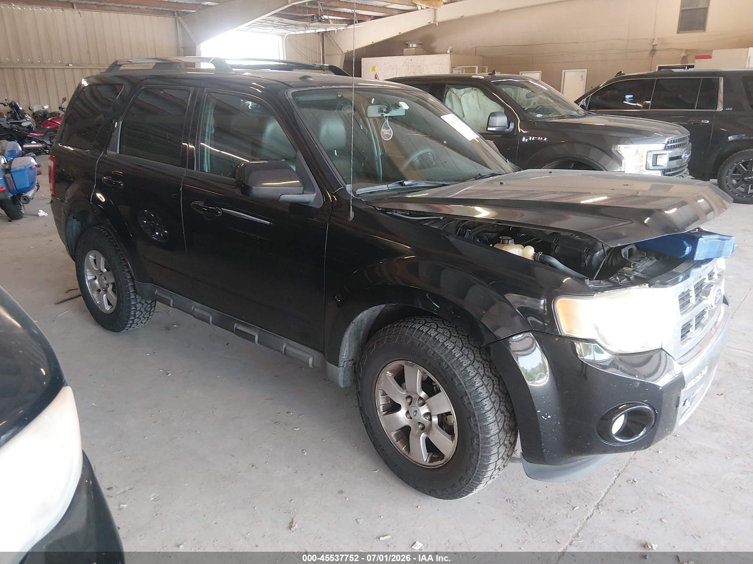 2010 Ford Escape Limited Black vin: 1FMCU9EG8AKD01208
