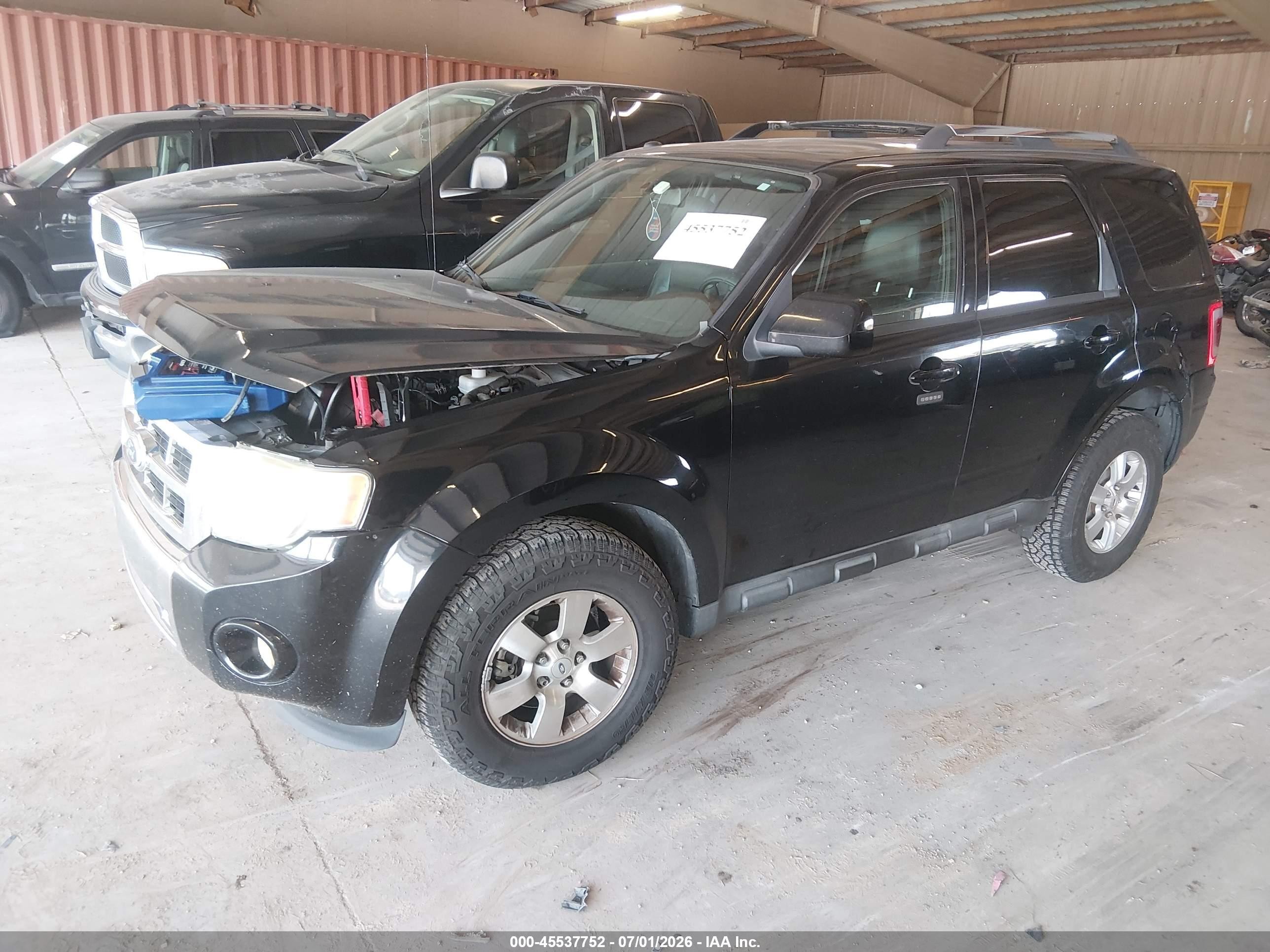 2010 Ford Escape Limited Black vin: 1FMCU9EG8AKD01208