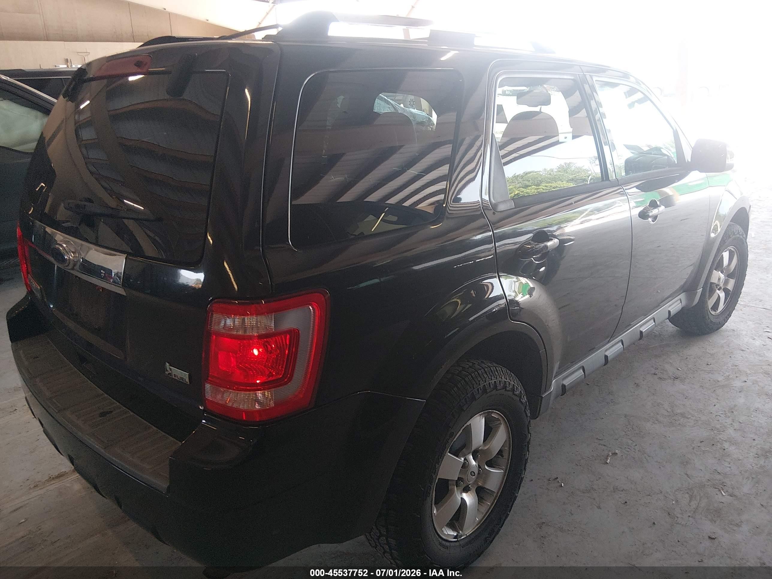 2010 Ford Escape Limited Black vin: 1FMCU9EG8AKD01208