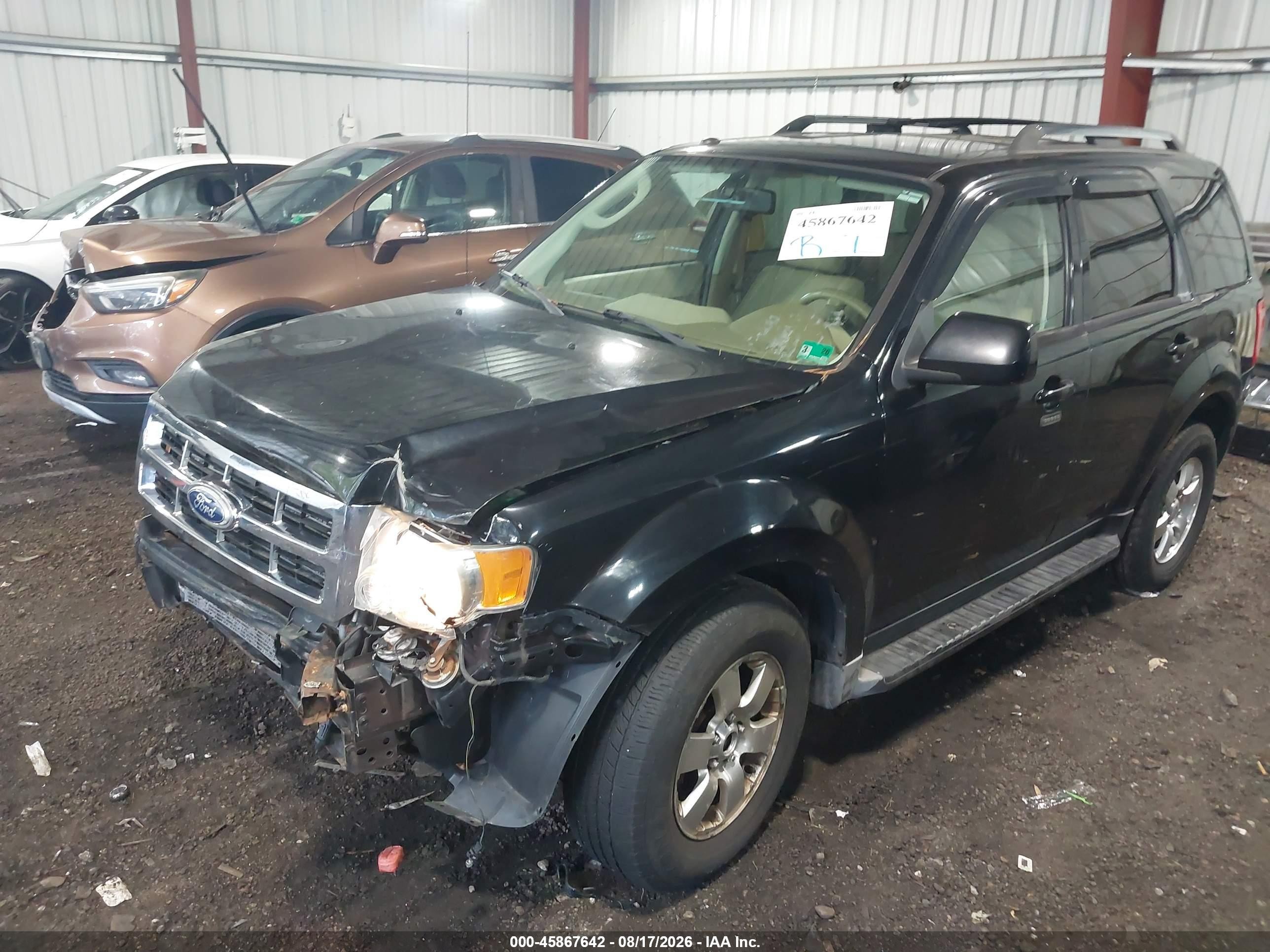 2010 Ford Escape Limited Black vin: 1FMCU9EG8AKD30174