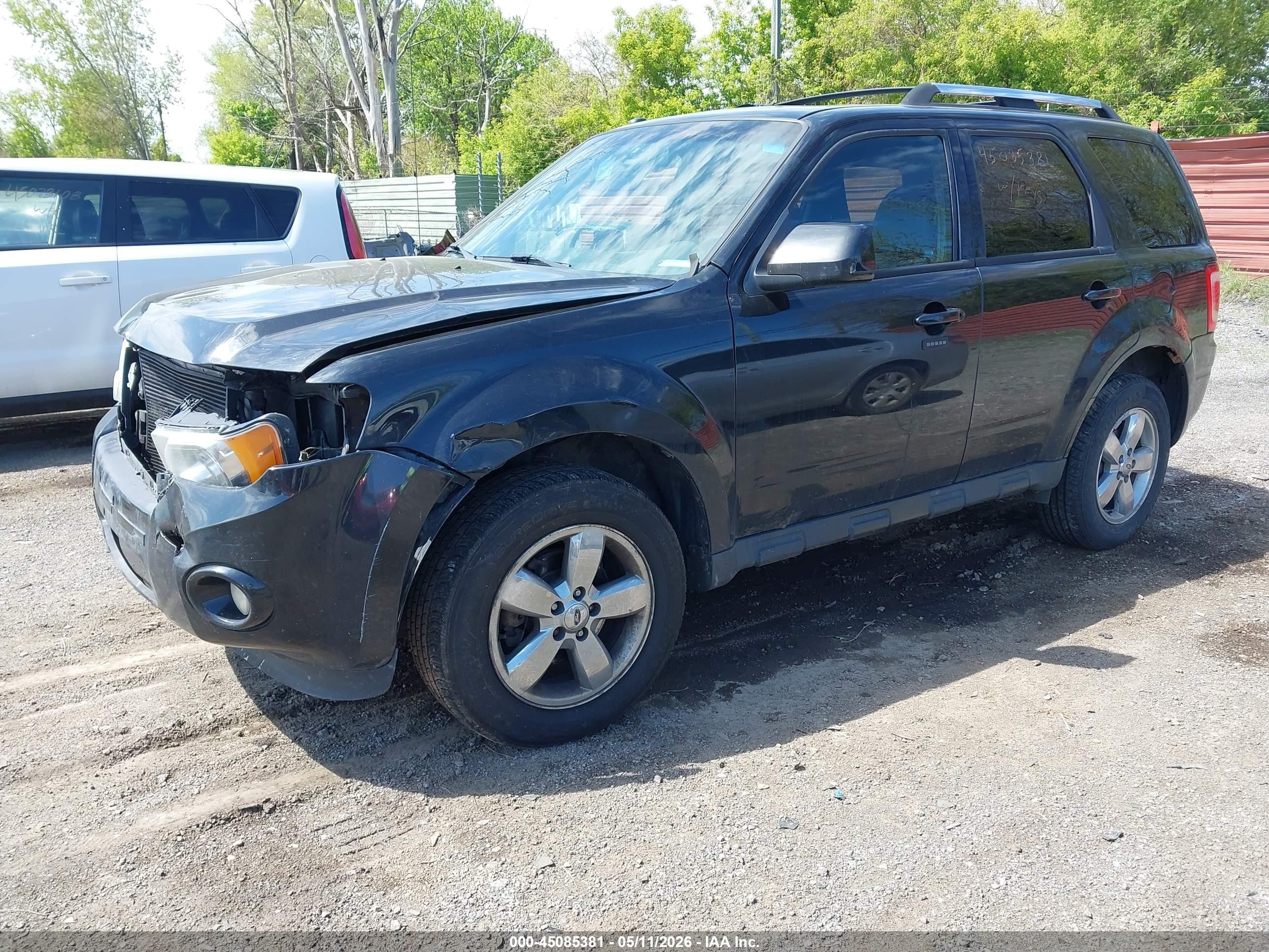 2011 Ford Escape Limited Black vin: 1FMCU9EG8BKA49011