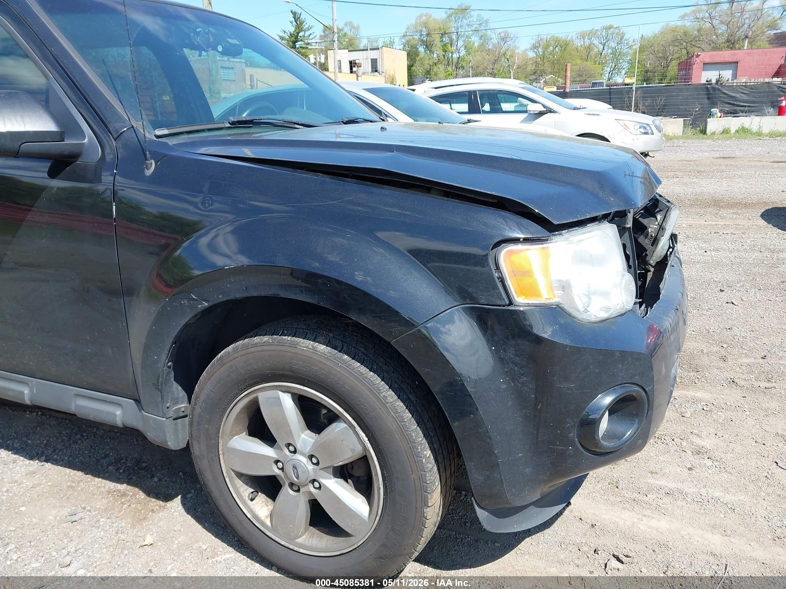2011 Ford Escape Limited Black vin: 1FMCU9EG8BKA49011