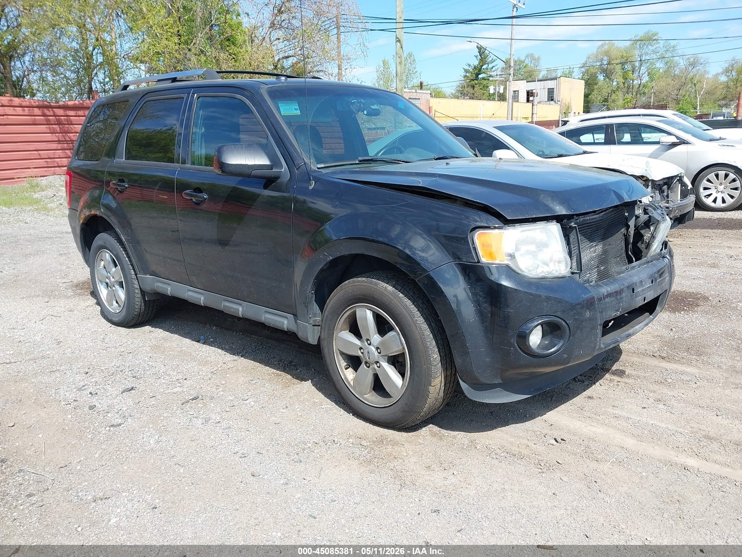 2011 Ford Escape Limited Black vin: 1FMCU9EG8BKA49011