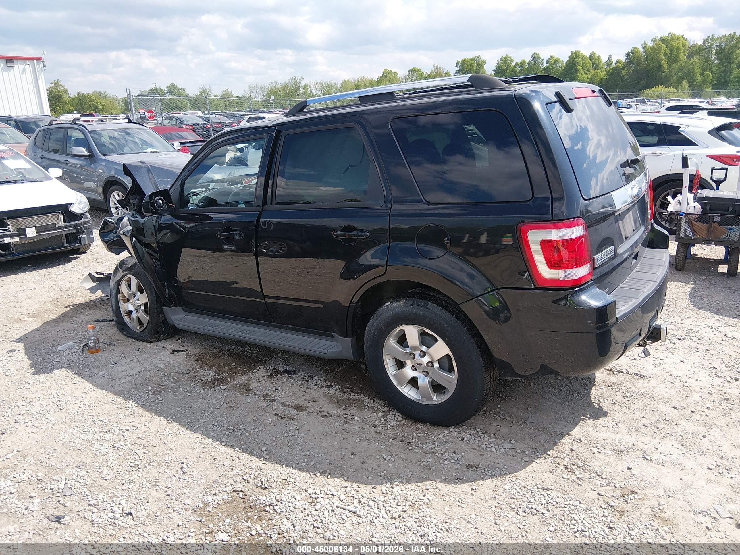 2011 Ford Escape Limited Черный vin: 1FMCU9EG8BKB71643