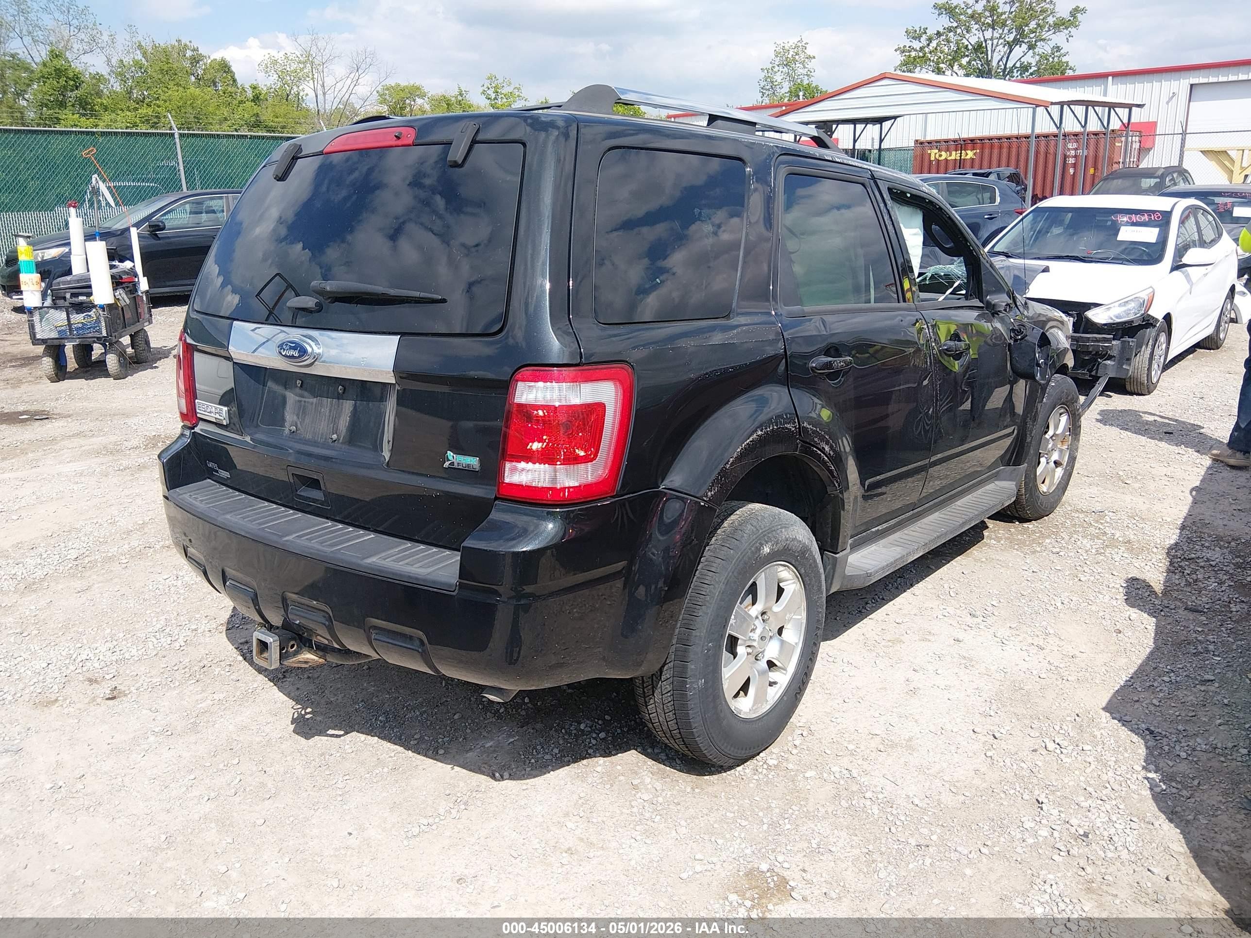 2011 Ford Escape Limited Черный vin: 1FMCU9EG8BKB71643