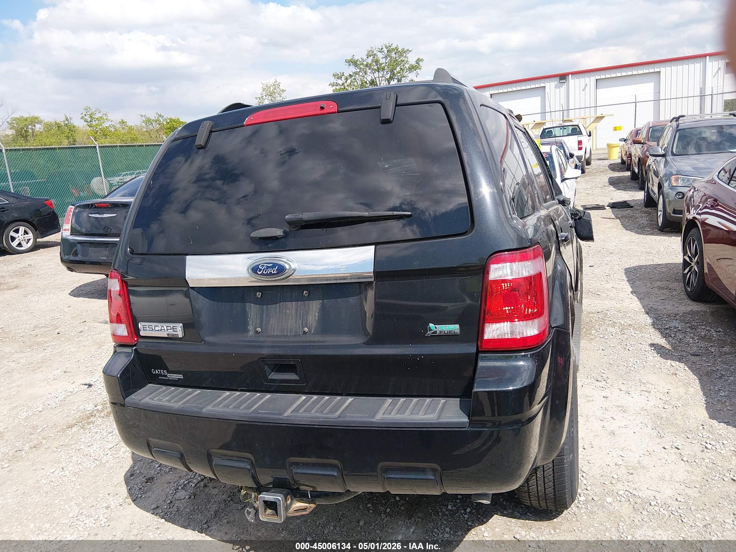 2011 Ford Escape Limited Черный vin: 1FMCU9EG8BKB71643