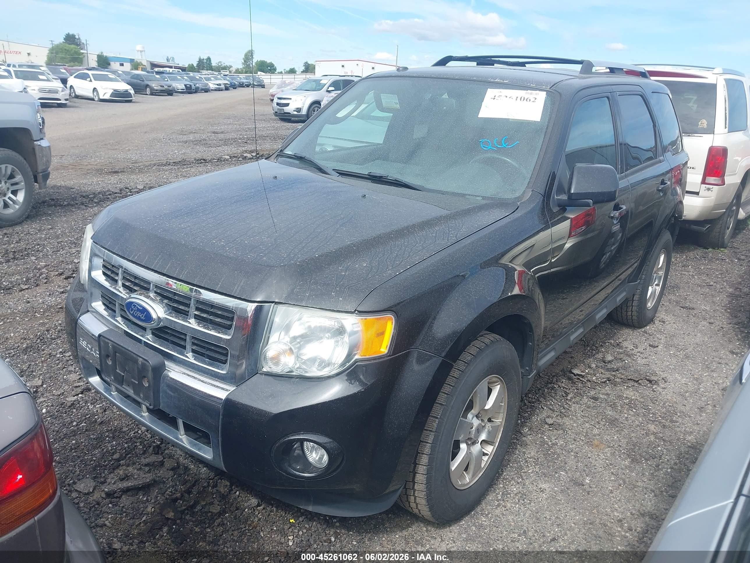 2011 Ford Escape Limited Black vin: 1FMCU9EG8BKB84876