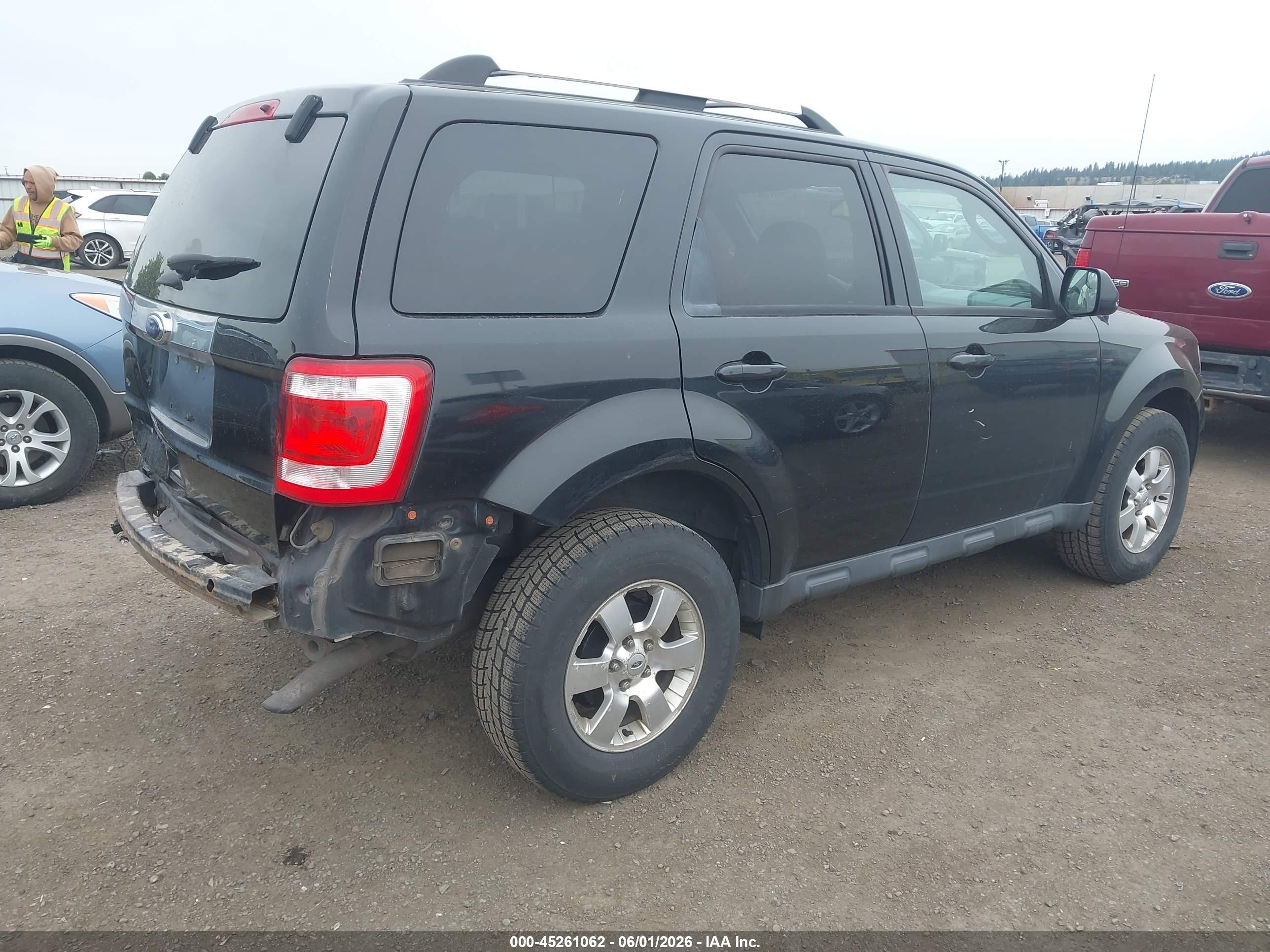 2011 Ford Escape Limited Black vin: 1FMCU9EG8BKB84876
