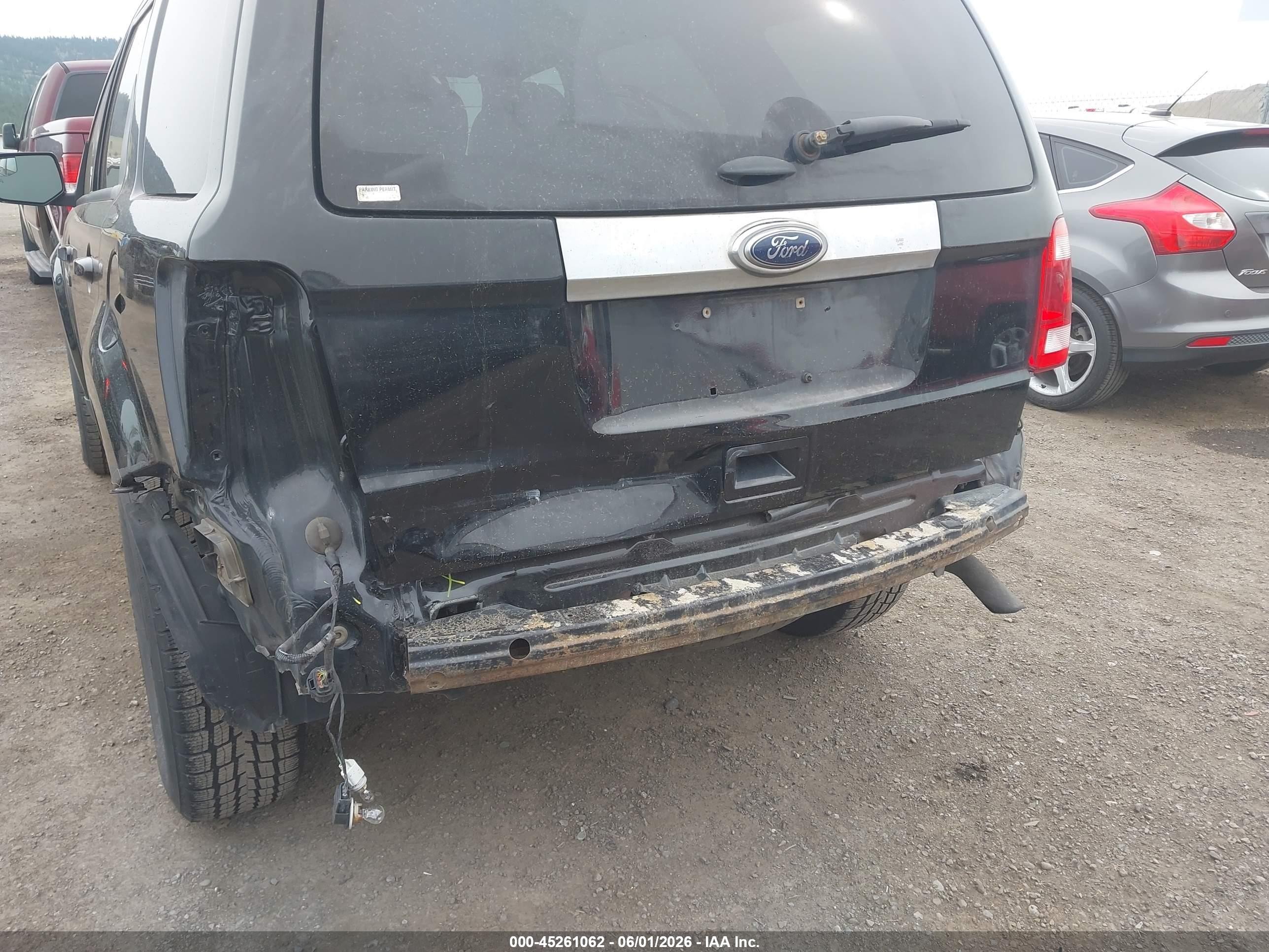 2011 Ford Escape Limited Black vin: 1FMCU9EG8BKB84876