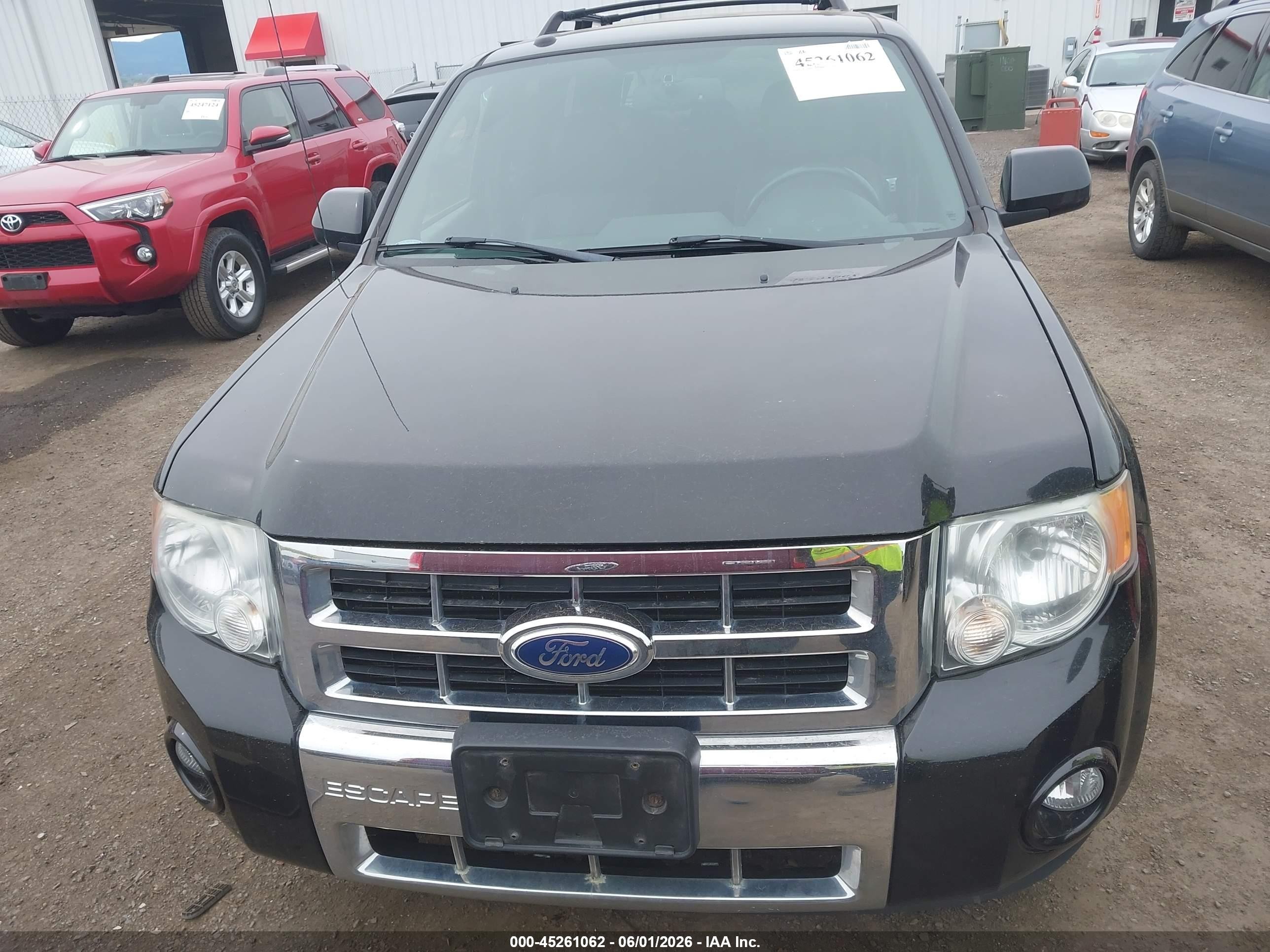 2011 Ford Escape Limited Black vin: 1FMCU9EG8BKB84876