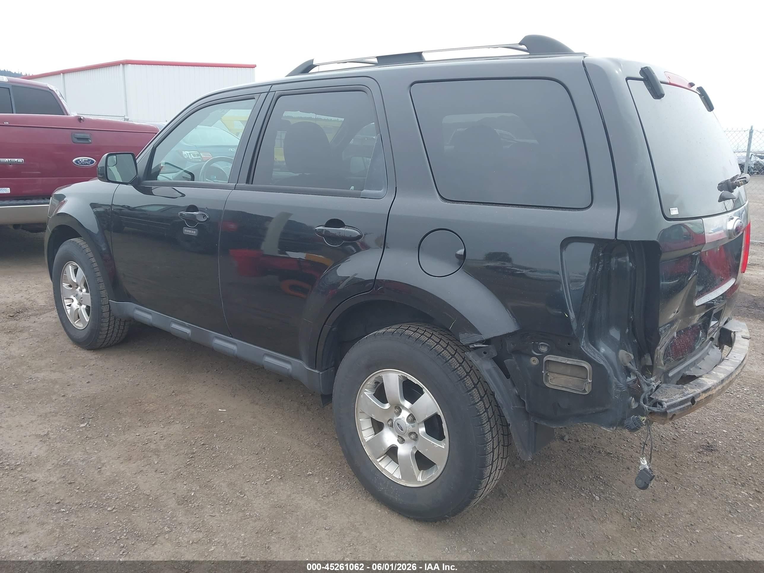 2011 Ford Escape Limited Black vin: 1FMCU9EG8BKB84876