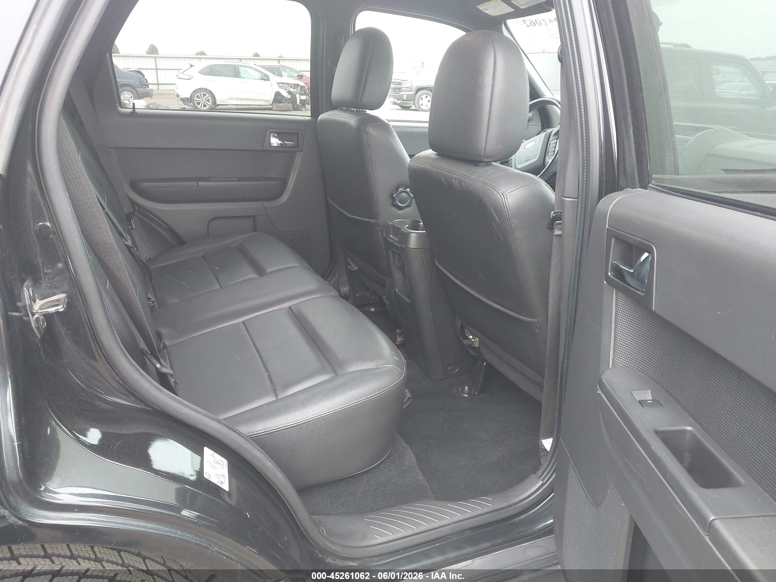 2011 Ford Escape Limited Black vin: 1FMCU9EG8BKB84876