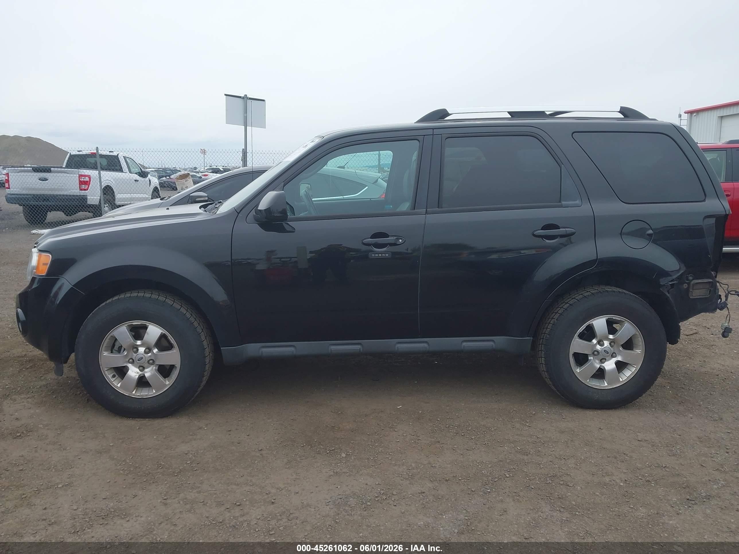 2011 Ford Escape Limited Black vin: 1FMCU9EG8BKB84876