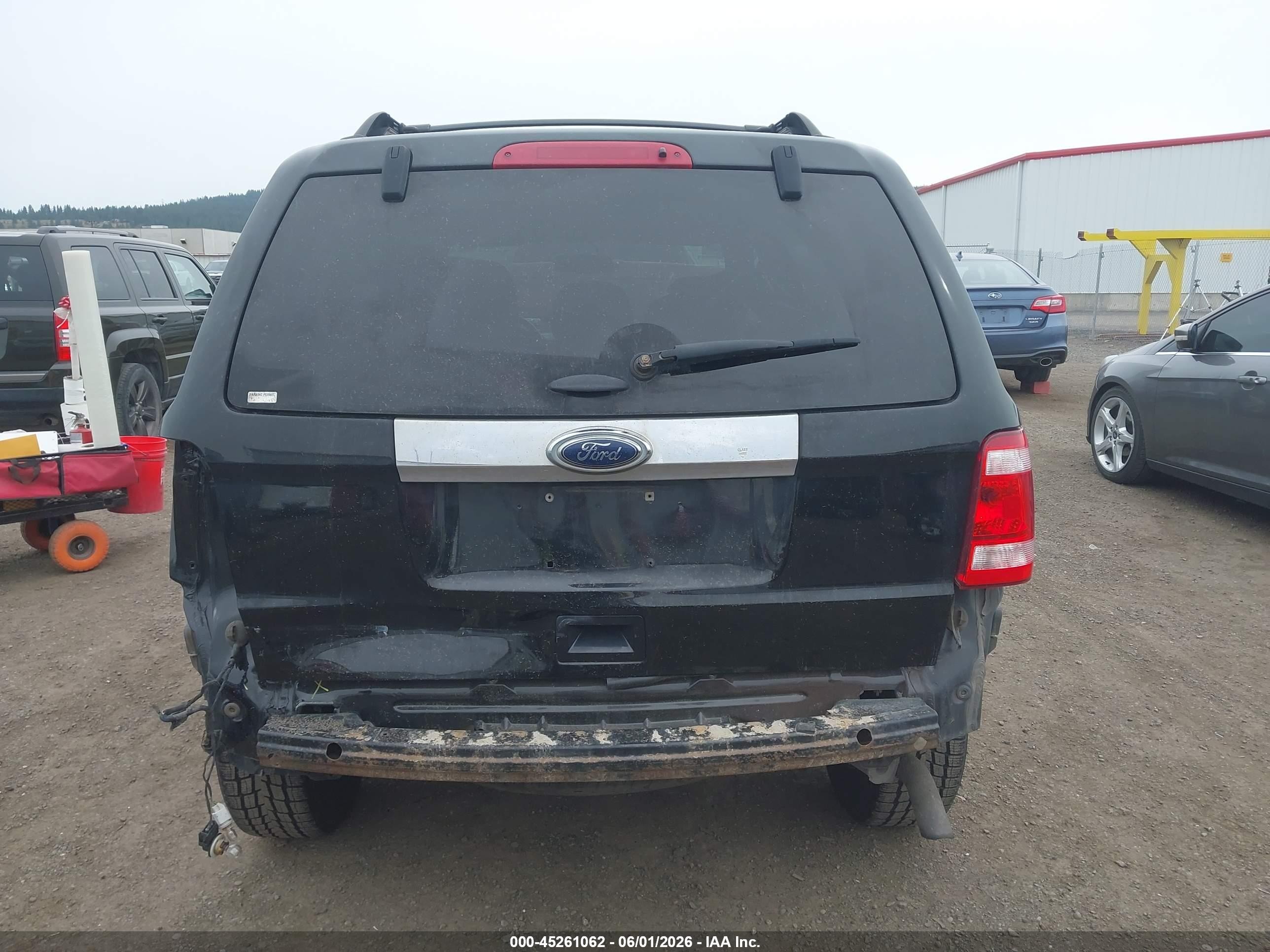 2011 Ford Escape Limited Black vin: 1FMCU9EG8BKB84876