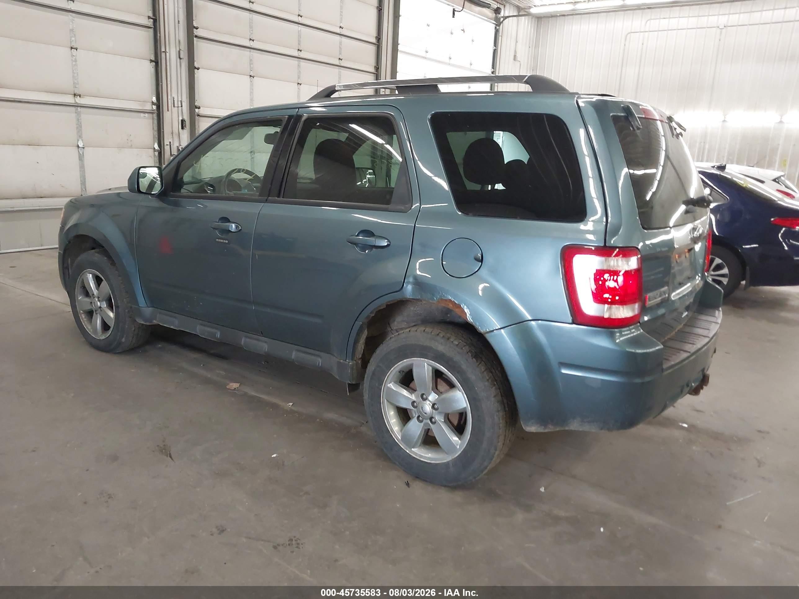 2011 Ford Escape Limited Light Blue vin: 1FMCU9EG8BKB98213